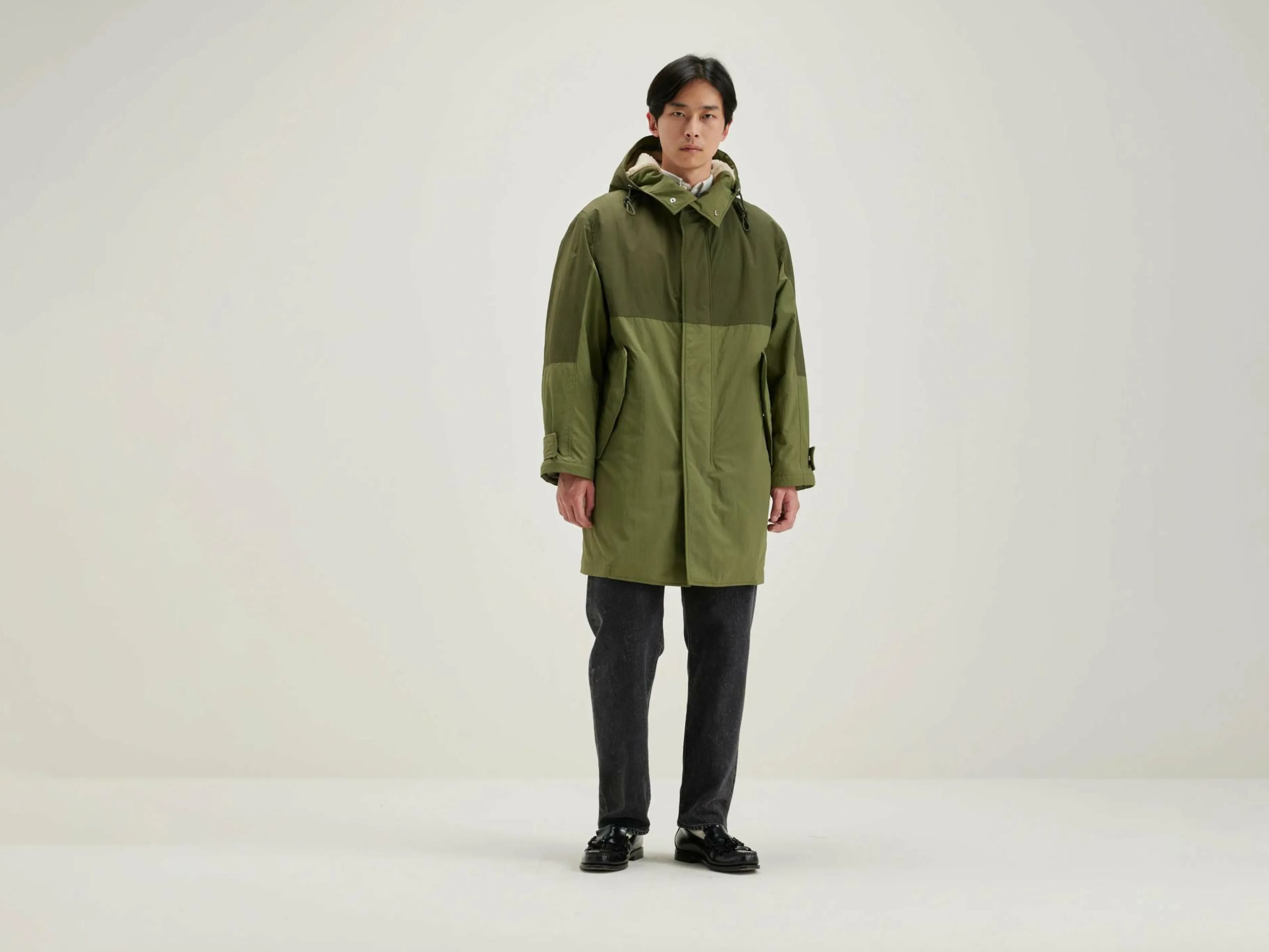 Manteaux & Vestes-Bellerose Parka à Capuche Hansom Army