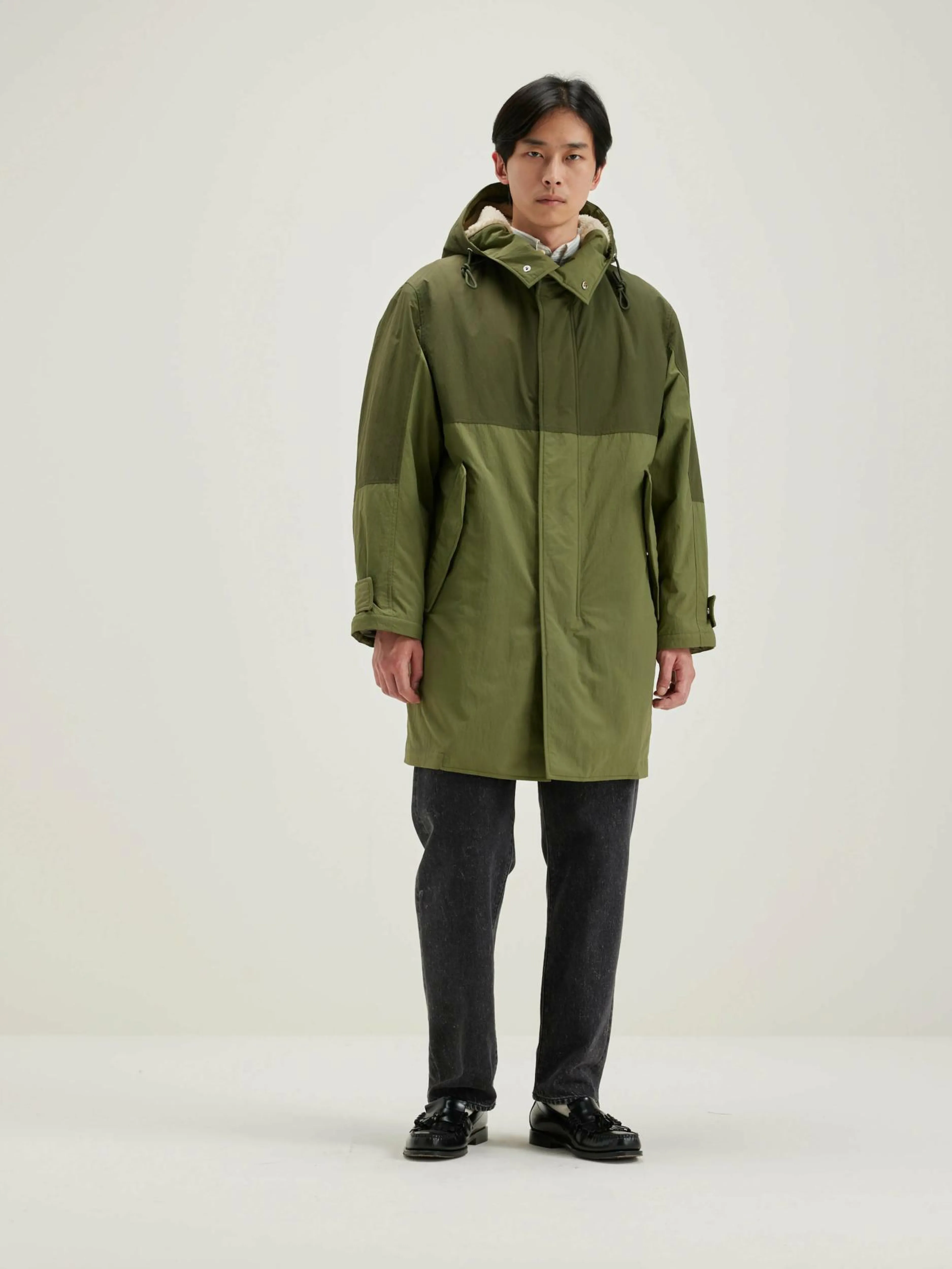 Manteaux & Vestes-Bellerose Parka à Capuche Hansom Army