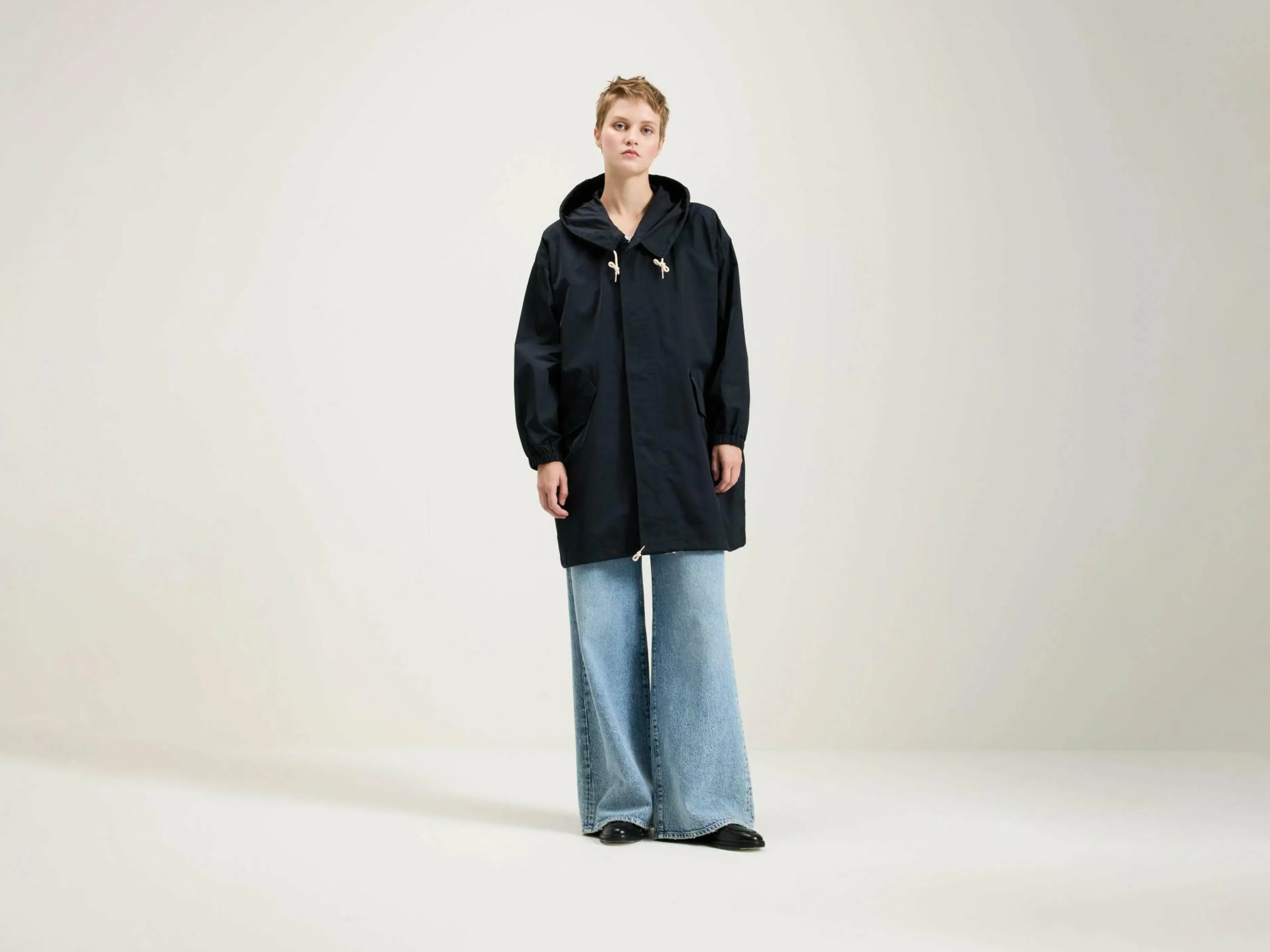 Manteaux & Vestes-Bellerose Parka à Capuche Laos Navy