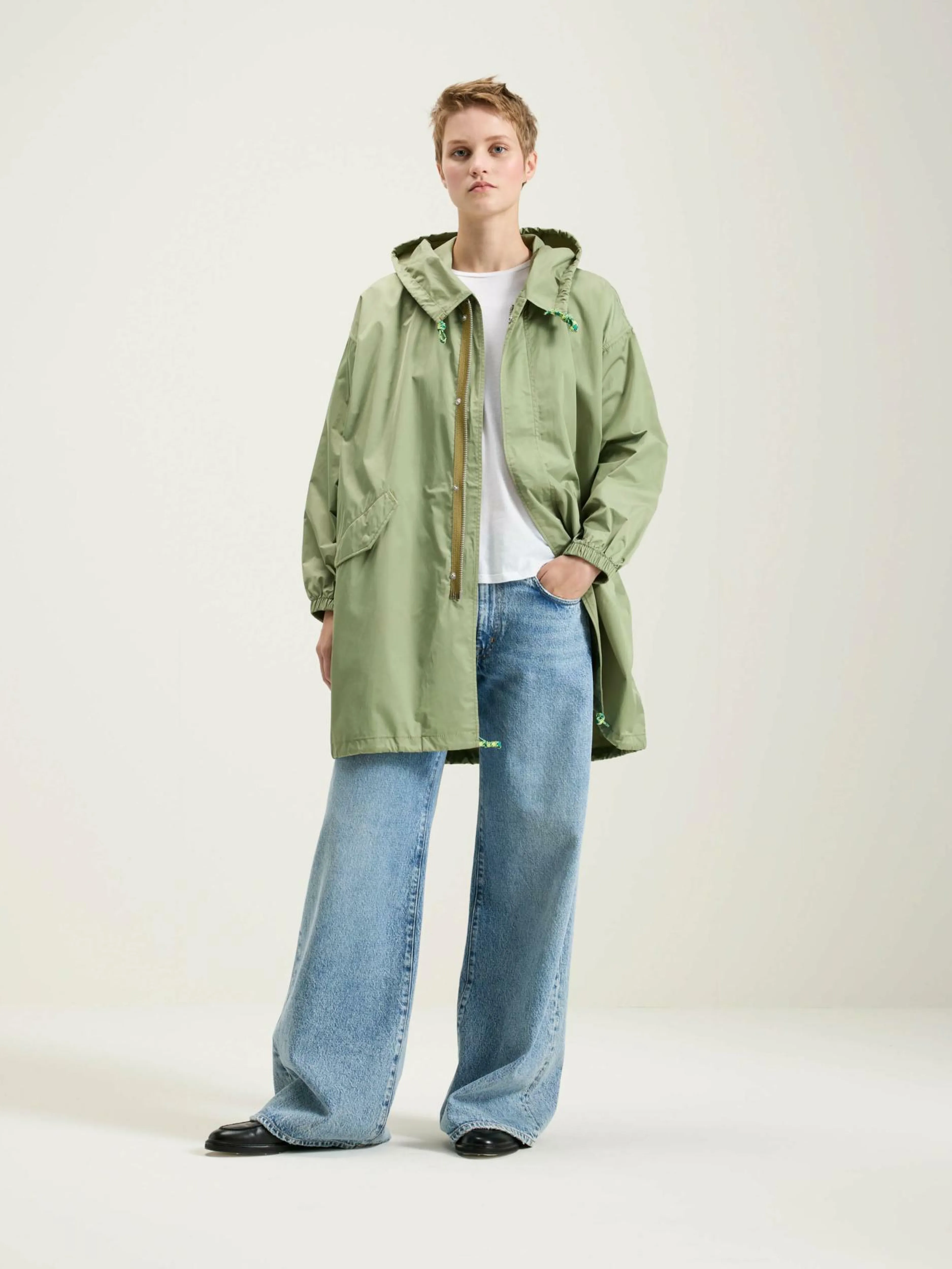 Manteaux & Vestes-Bellerose Parka à Capuche Laos Thym