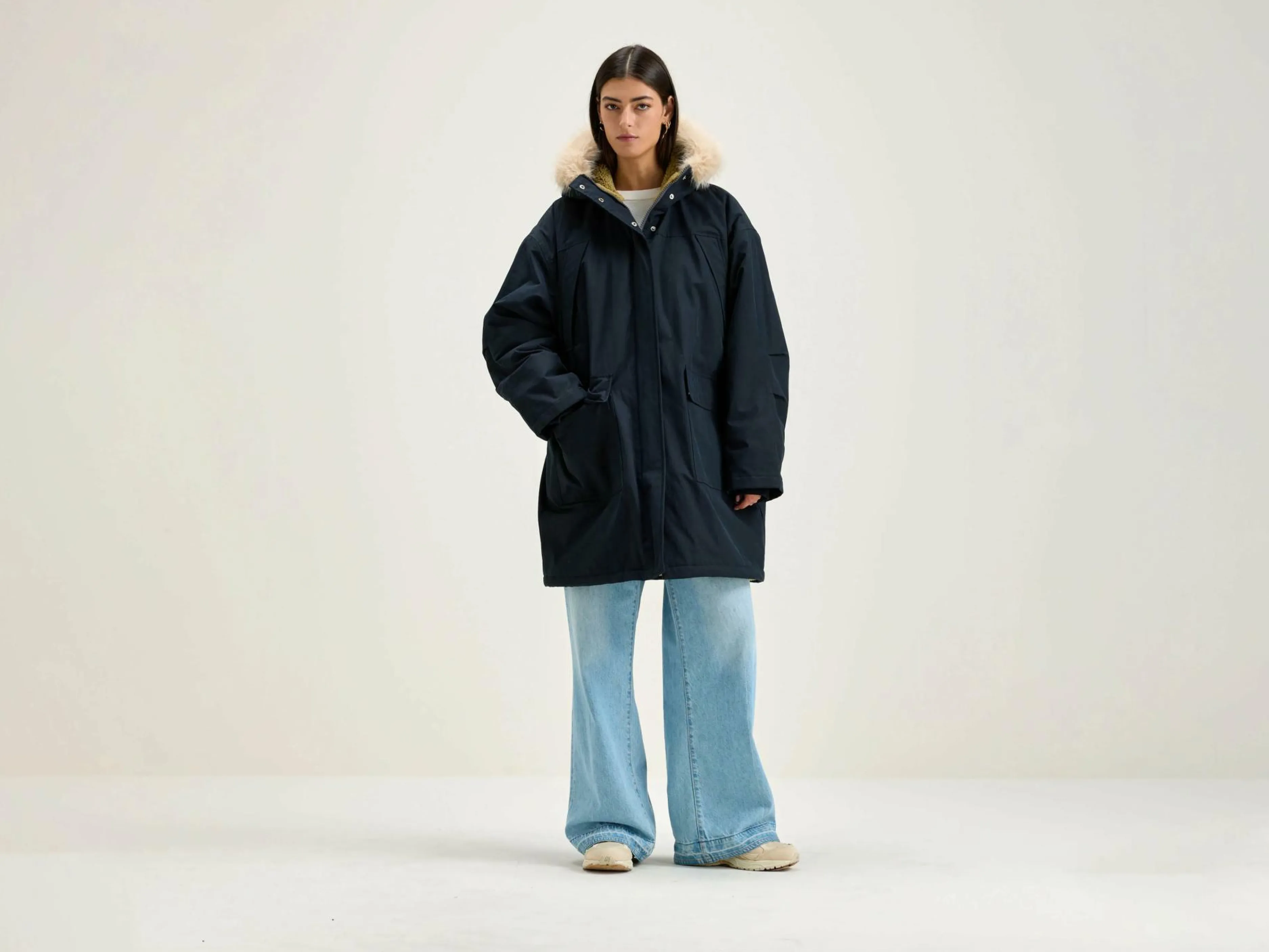 Manteaux & Vestes-Bellerose Parka Duffle Hoggar Navy