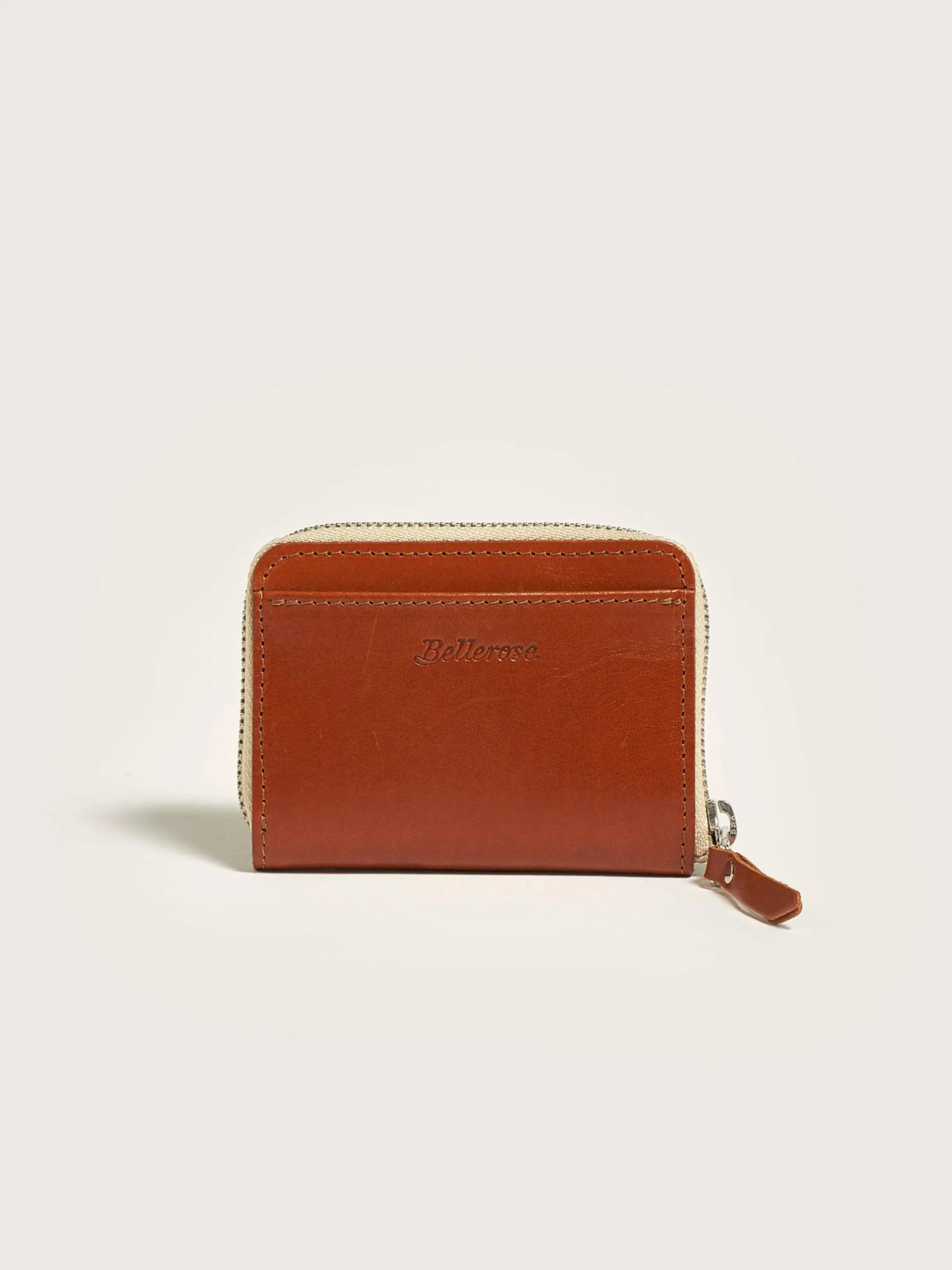 Petites Maroquineries-Bellerose Portefeuille Zippé Dolhy Cognac