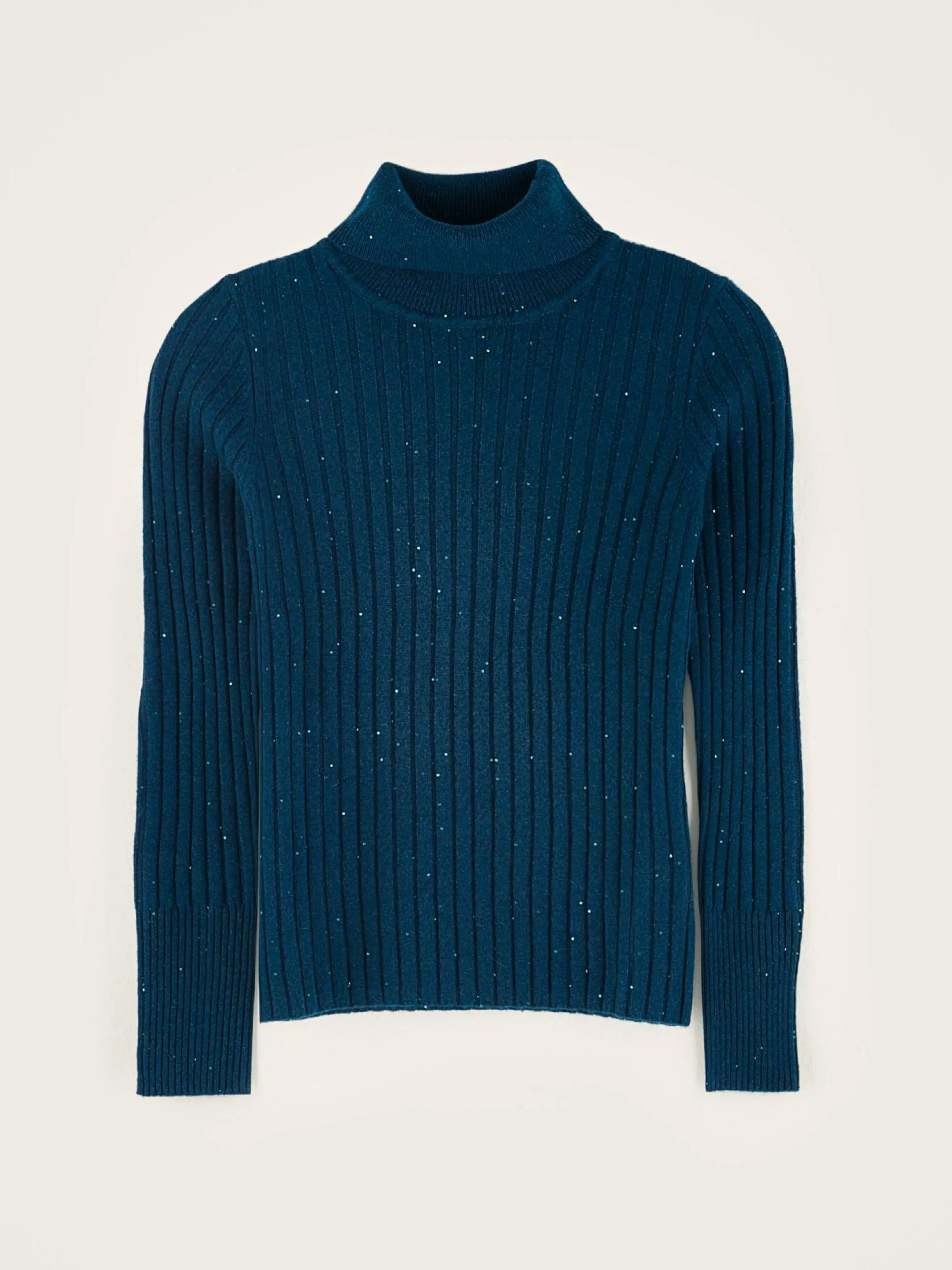 Mailles-Bellerose Pull Col Montant Ayre Blue jeans