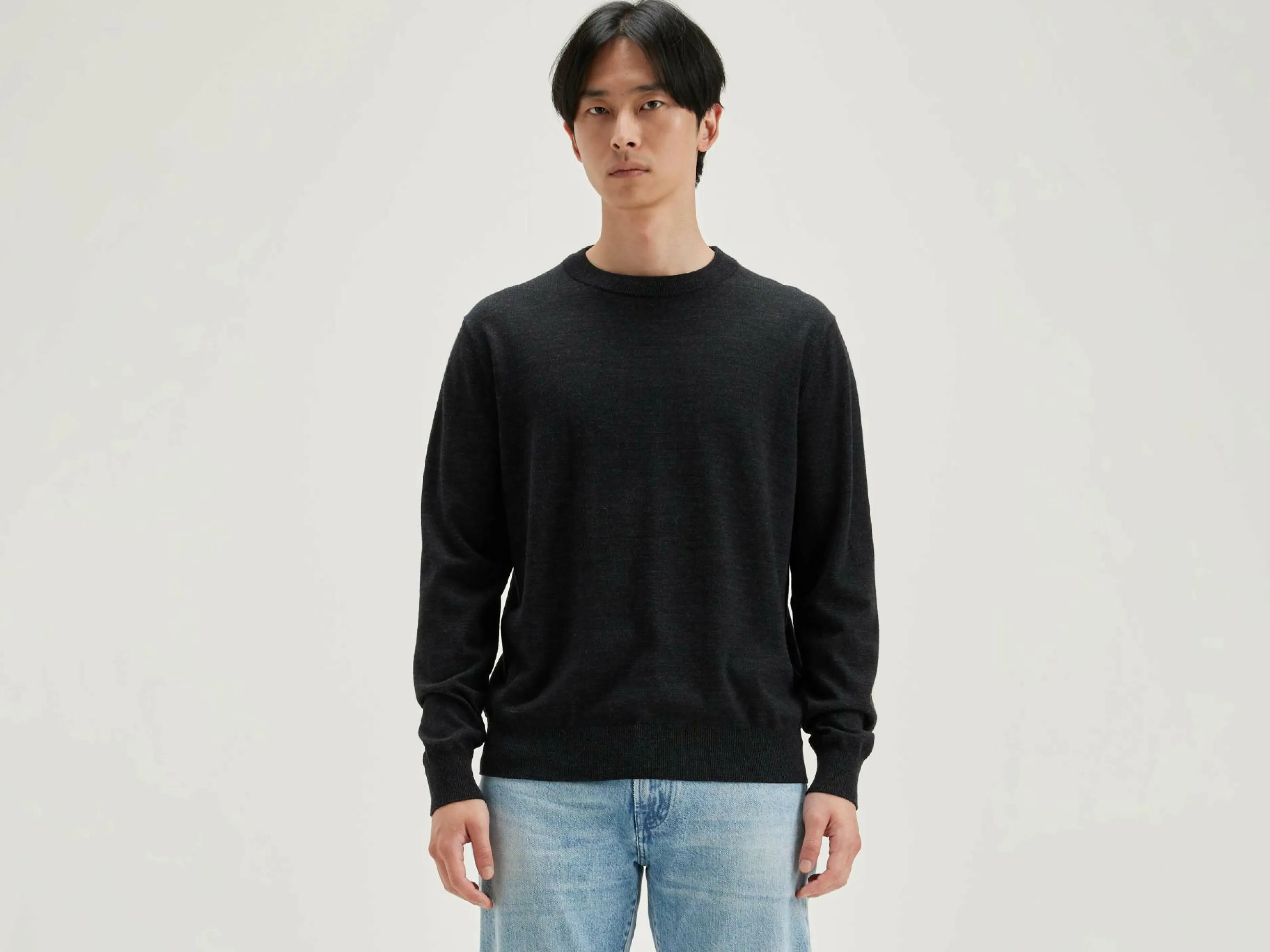 Mailles-Bellerose Pull Col Rond Dilliv Off black