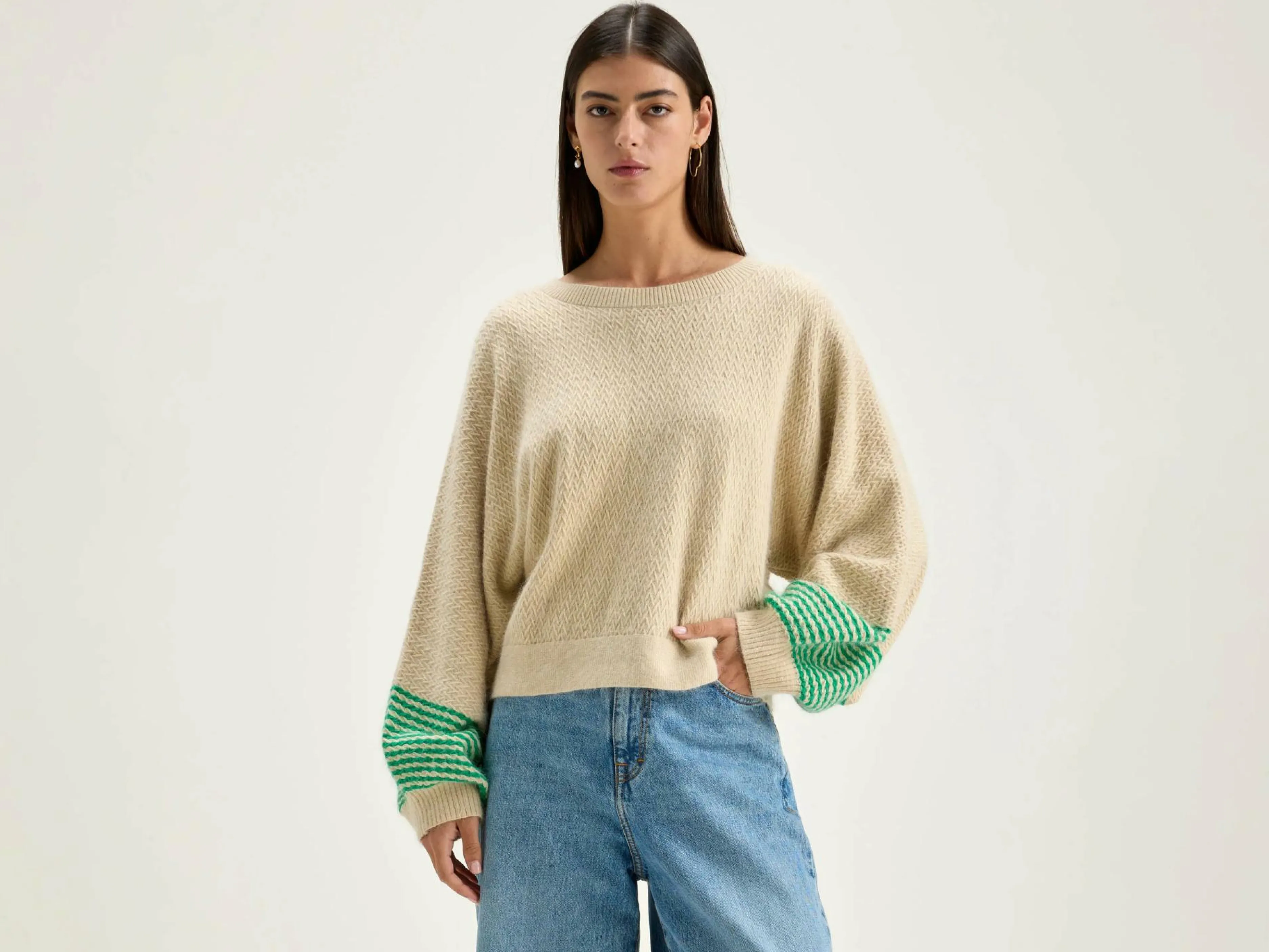 Mailles-Bellerose Pull Col Rond Dios