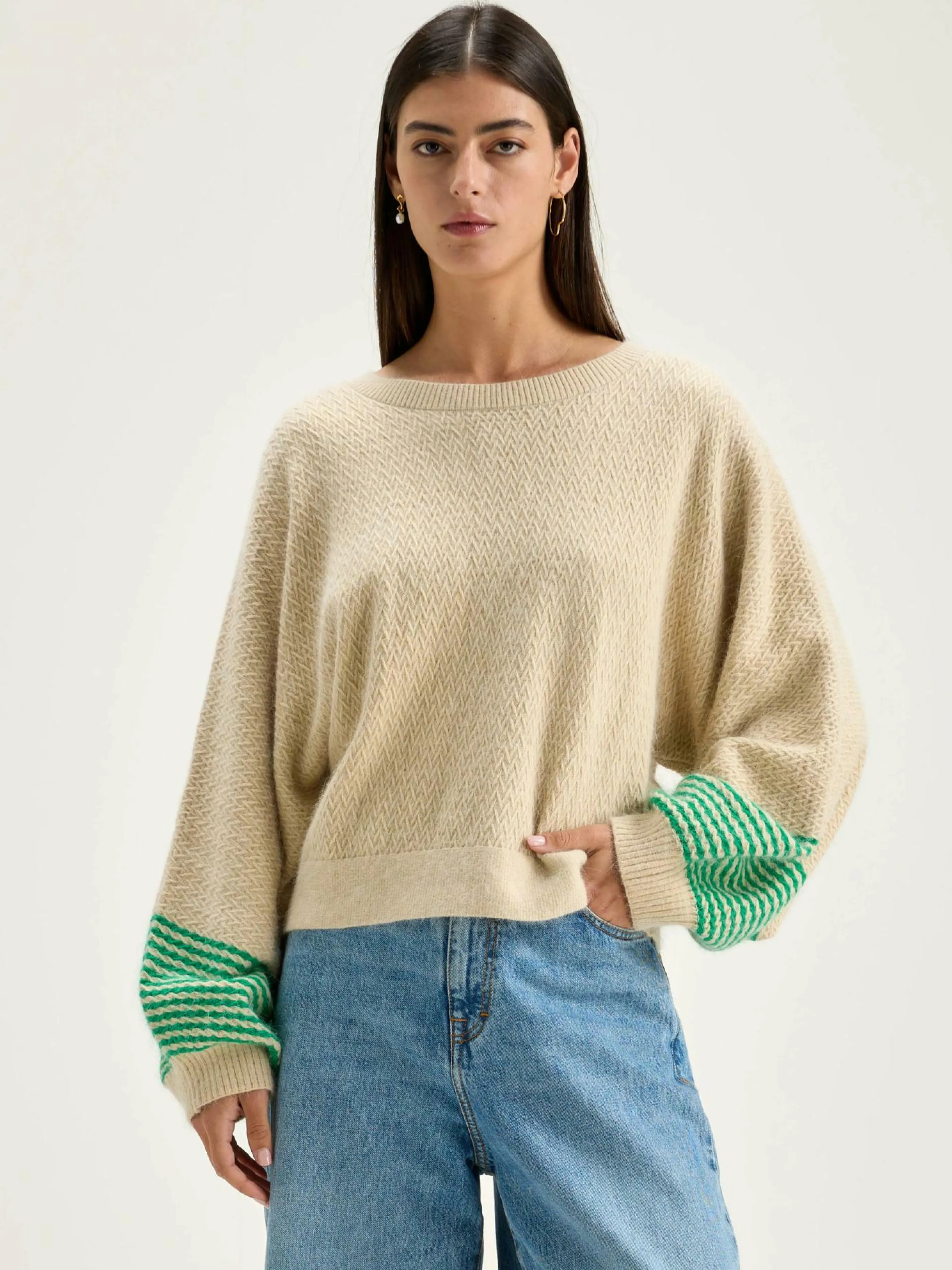 Mailles-Bellerose Pull Col Rond Dios