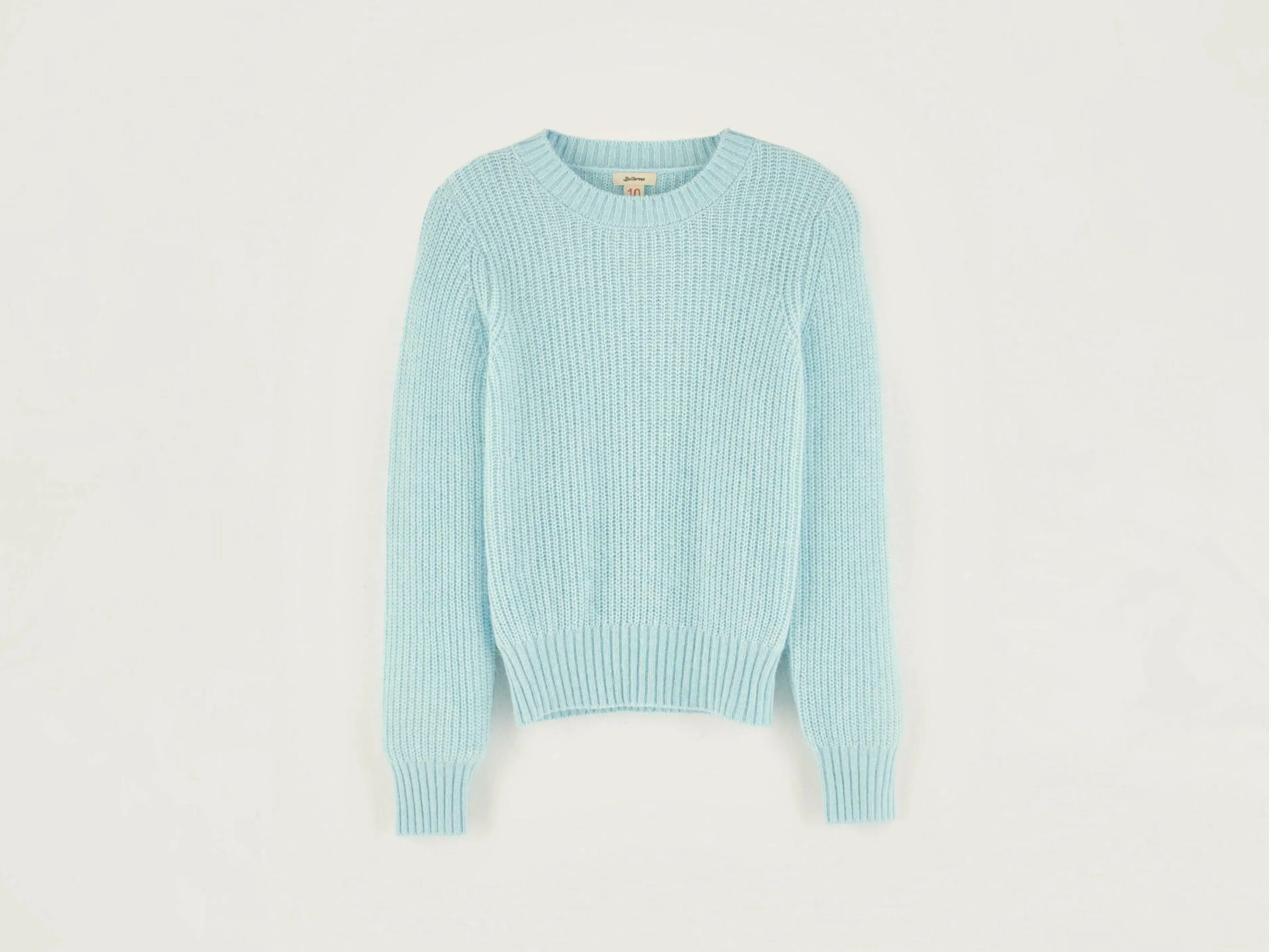 Mailles-Bellerose Pull Col Rond Diot Glacier