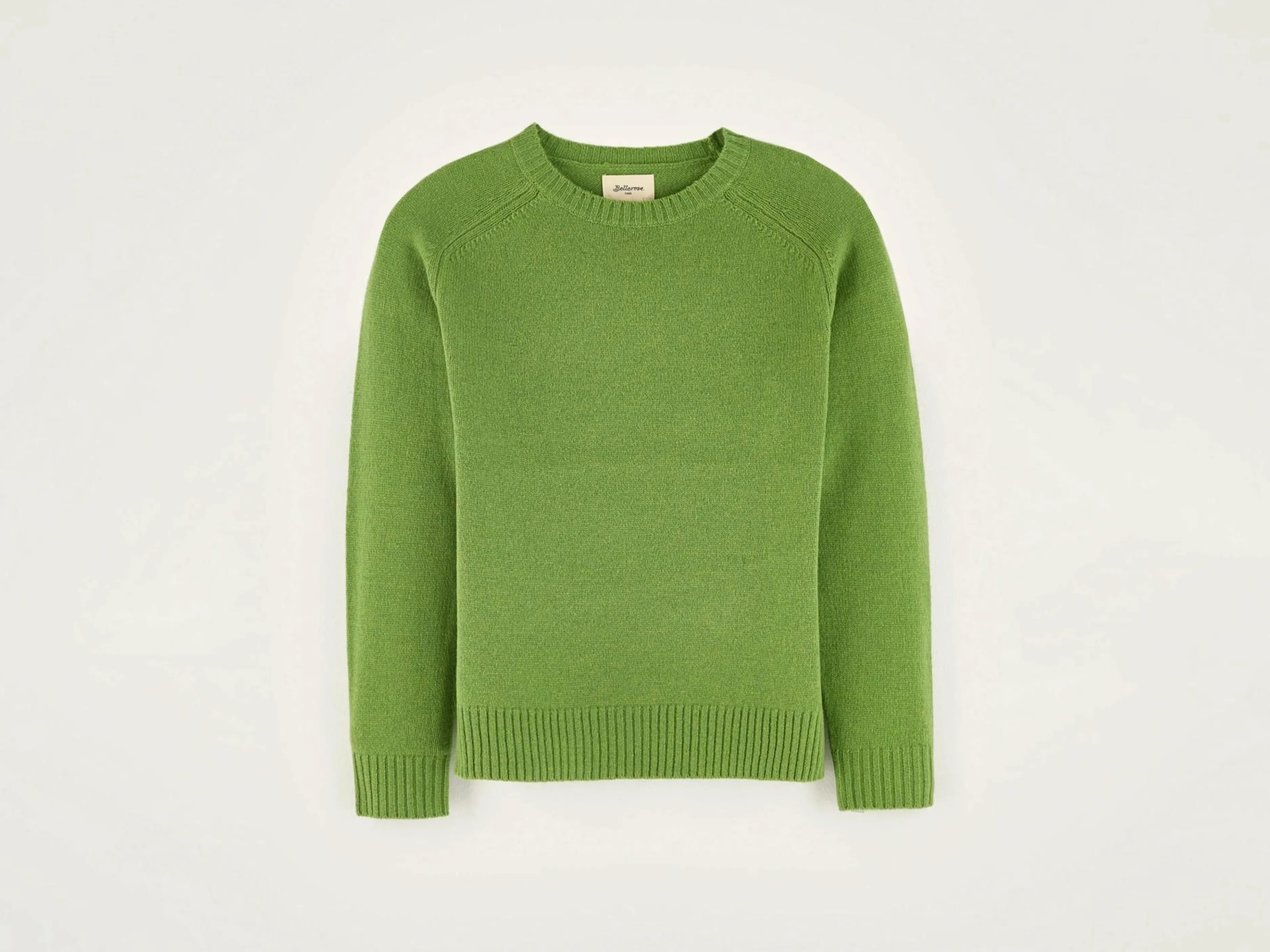 Mailles-Bellerose Pull Col Rond Gatu Matcha