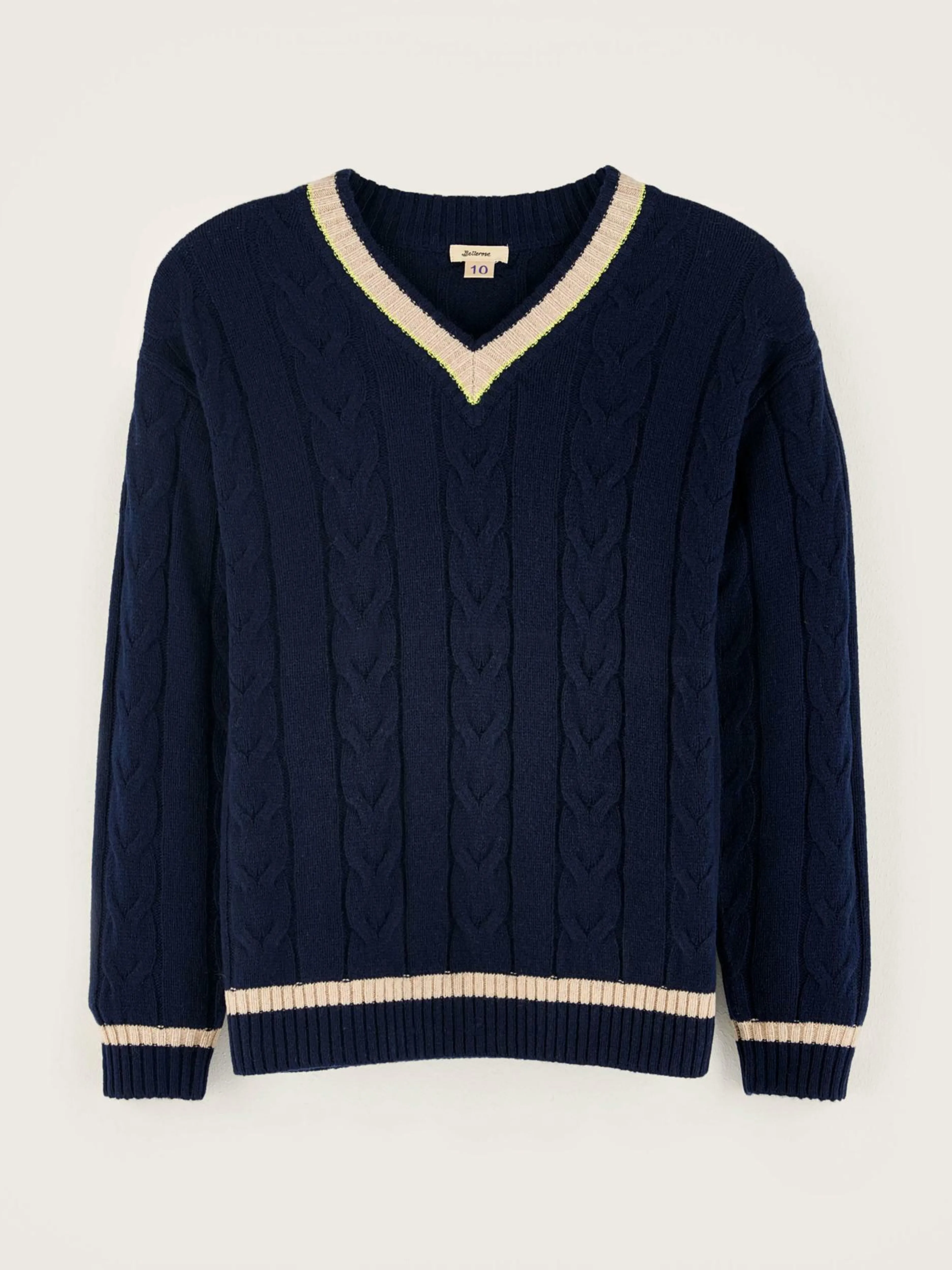 Mailles-Bellerose Pull Col Rond Giman