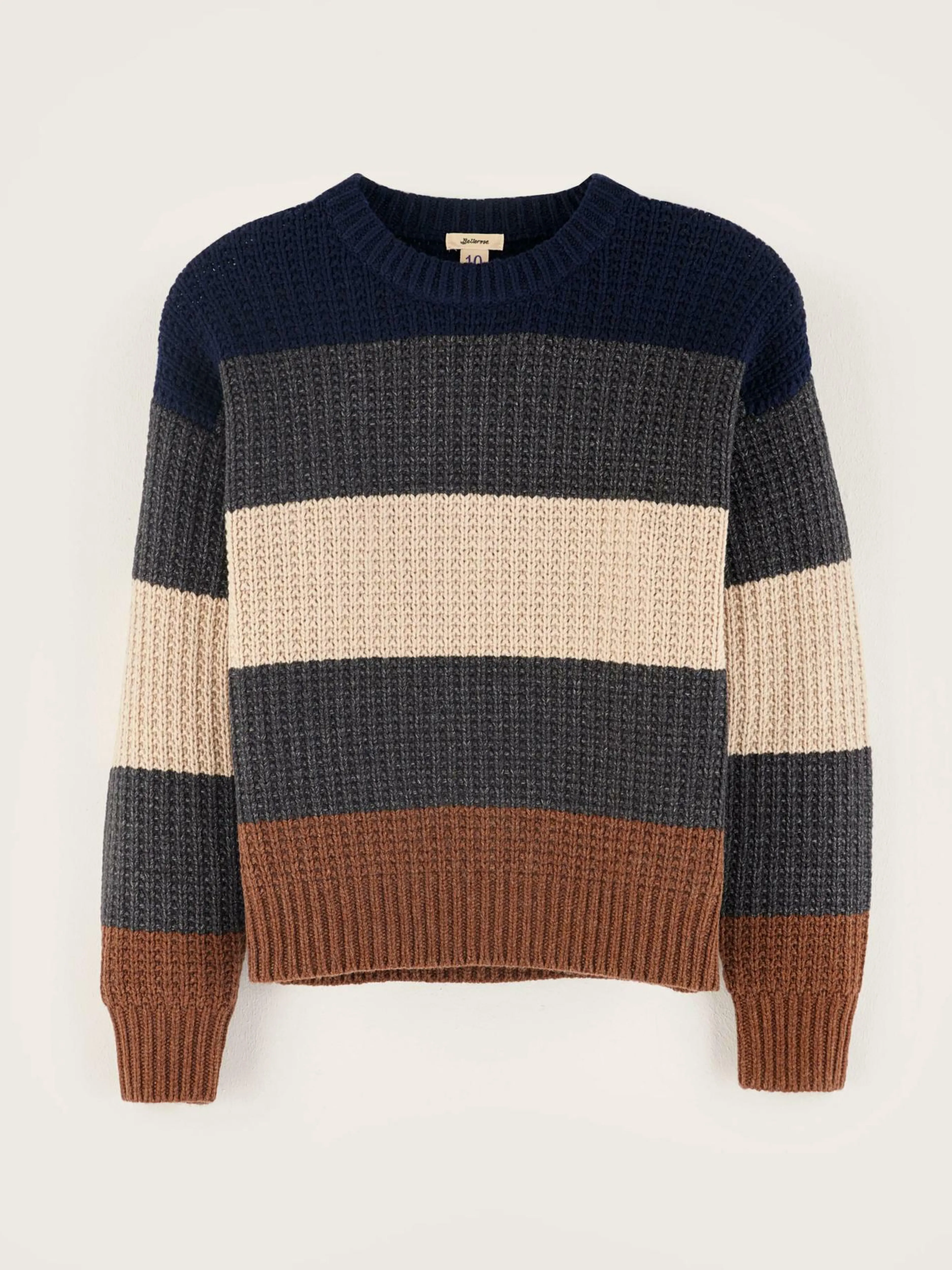 Mailles-Bellerose Pull Col Rond Giman