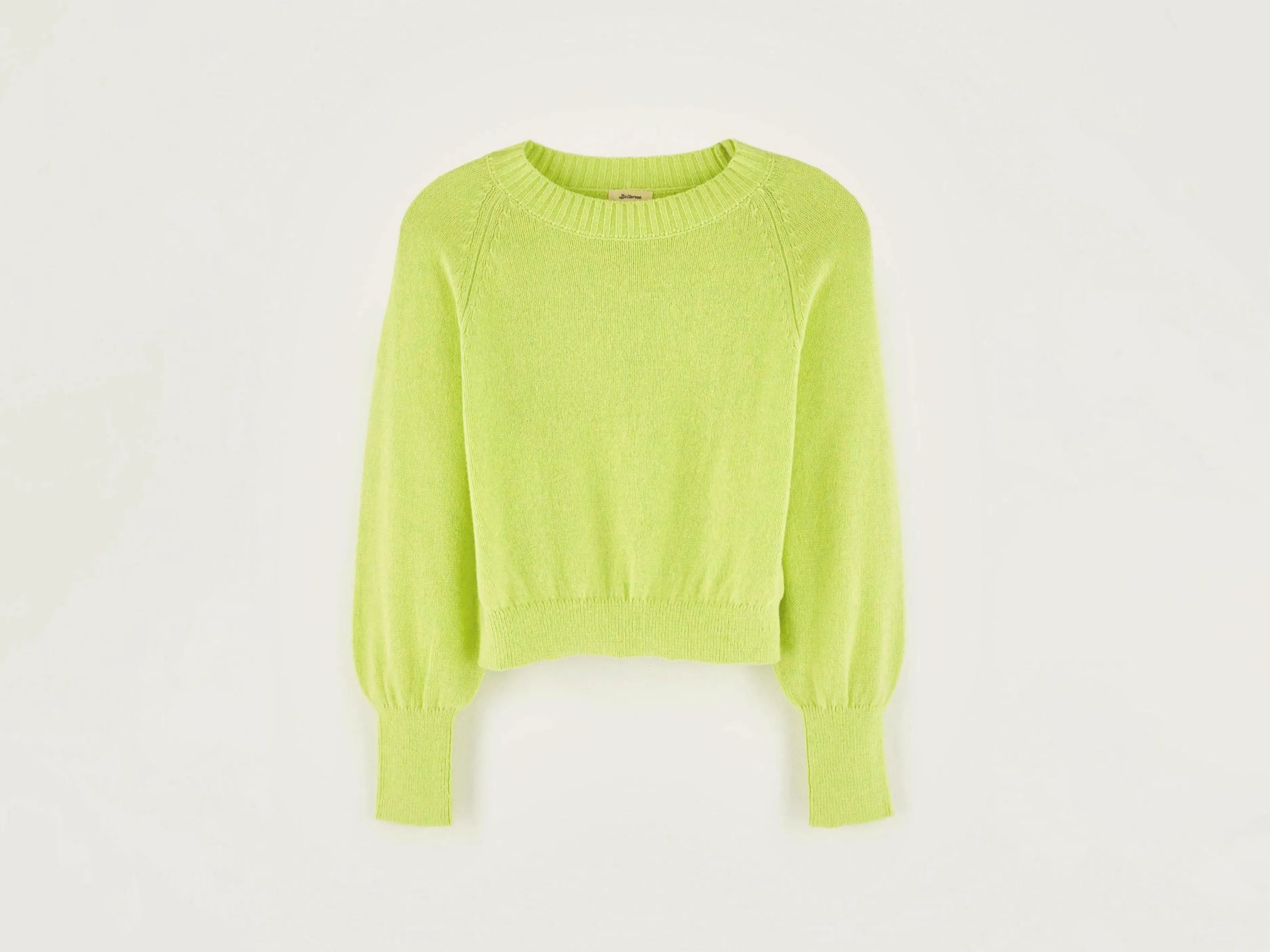 Mailles-Bellerose Pull Col Rond Gimza Fluorine