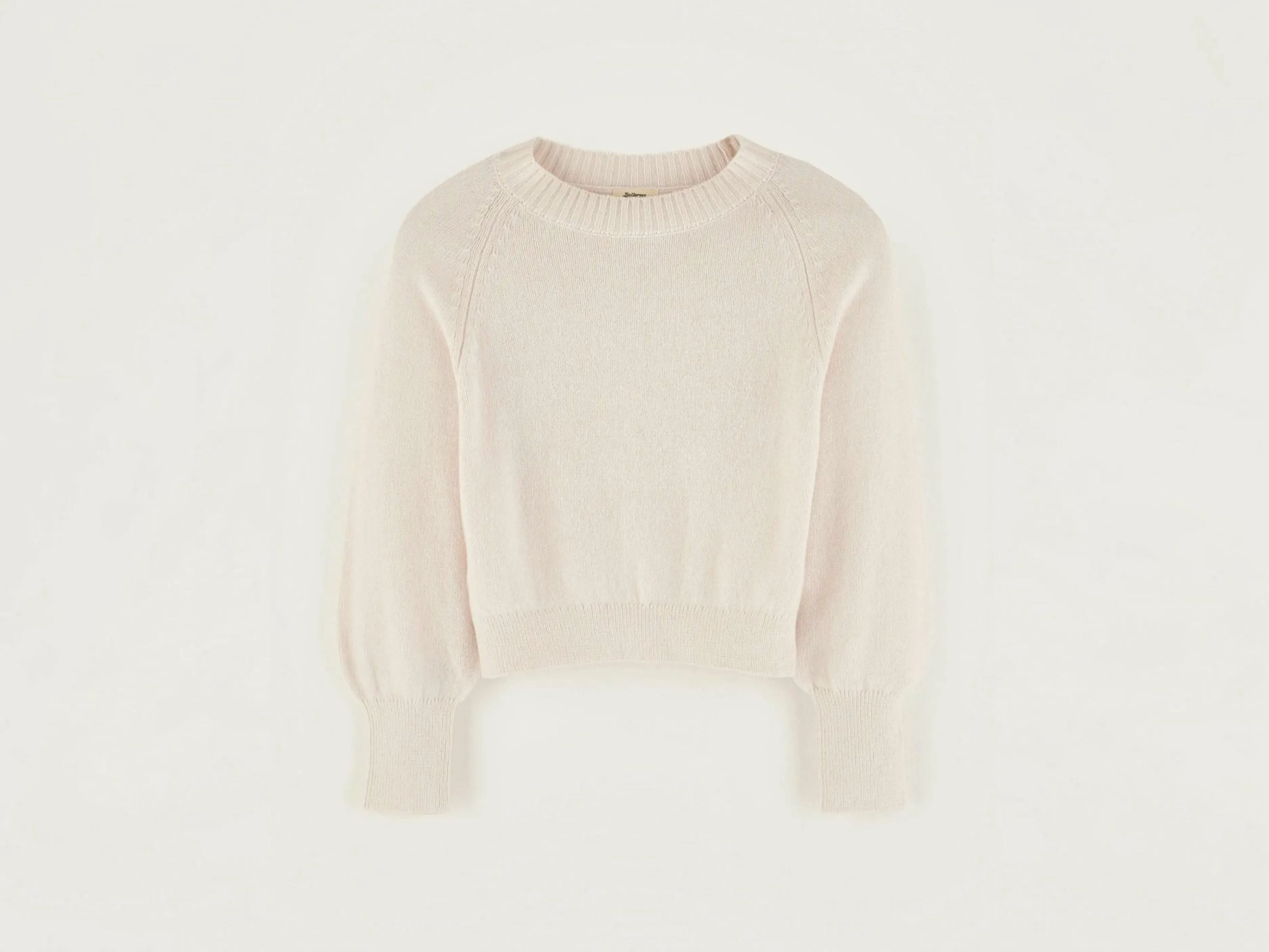 Mailles-Bellerose Pull Col Rond Gimza Cotton candy