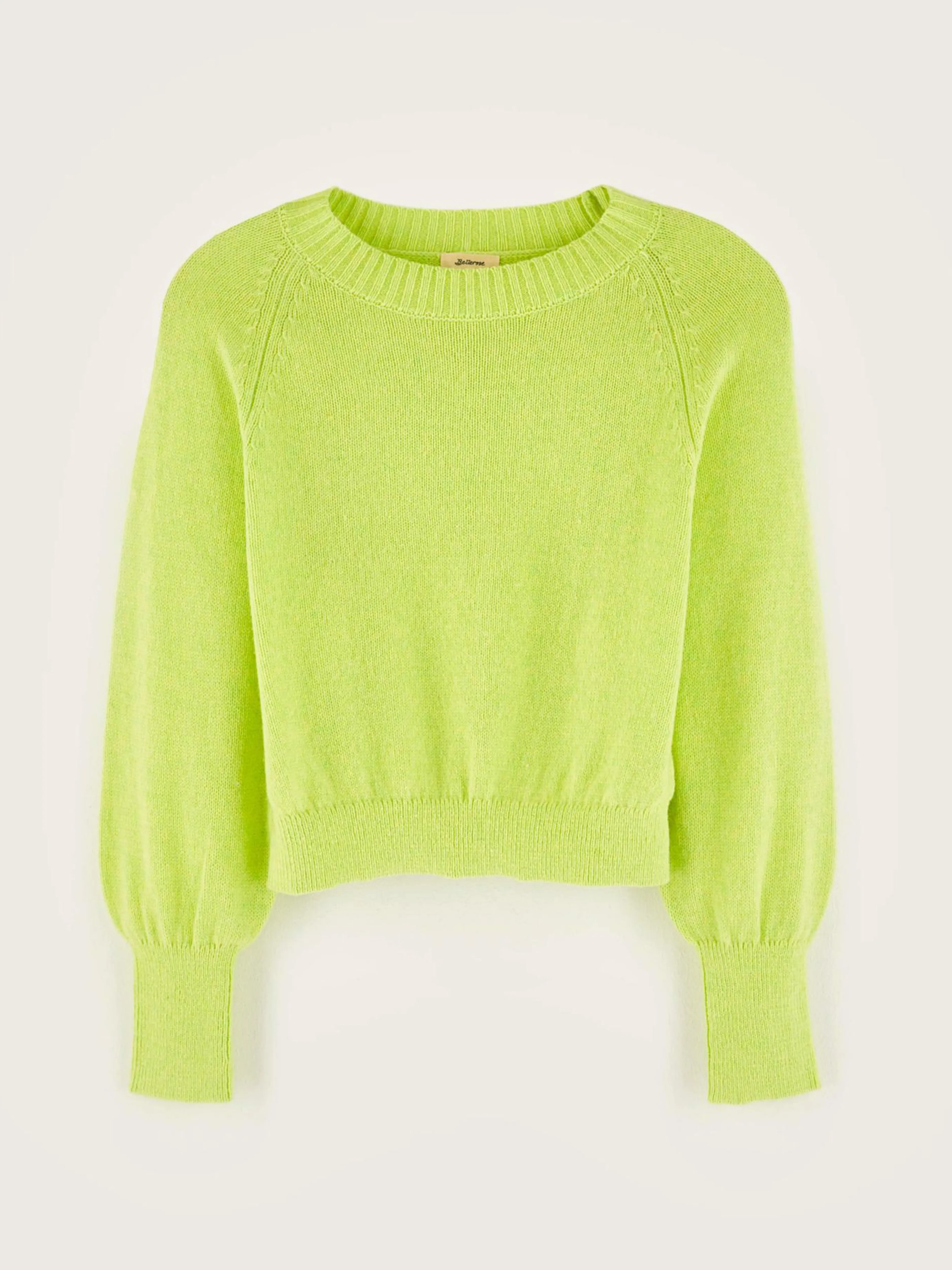 Mailles-Bellerose Pull Col Rond Gimza Fluorine