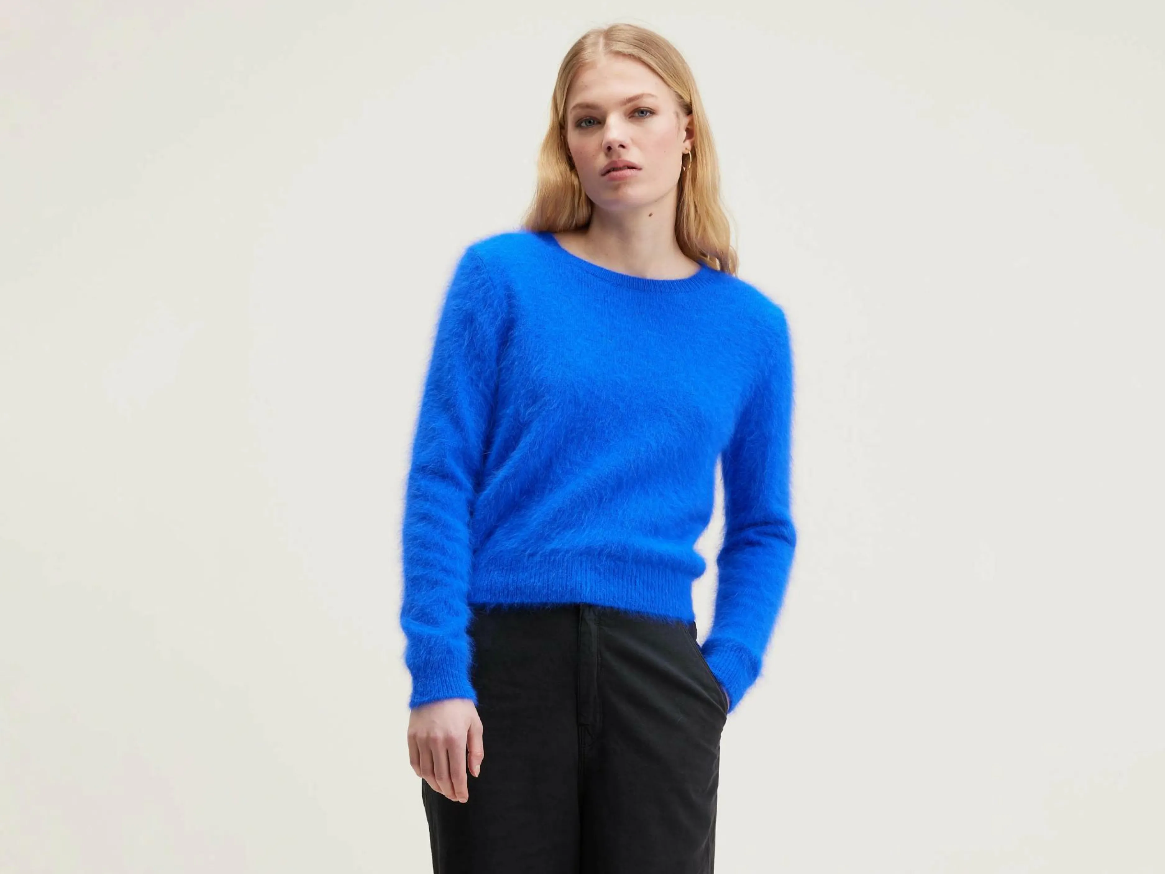 Mailles-Bellerose Pull En Angora Datti Lazuli