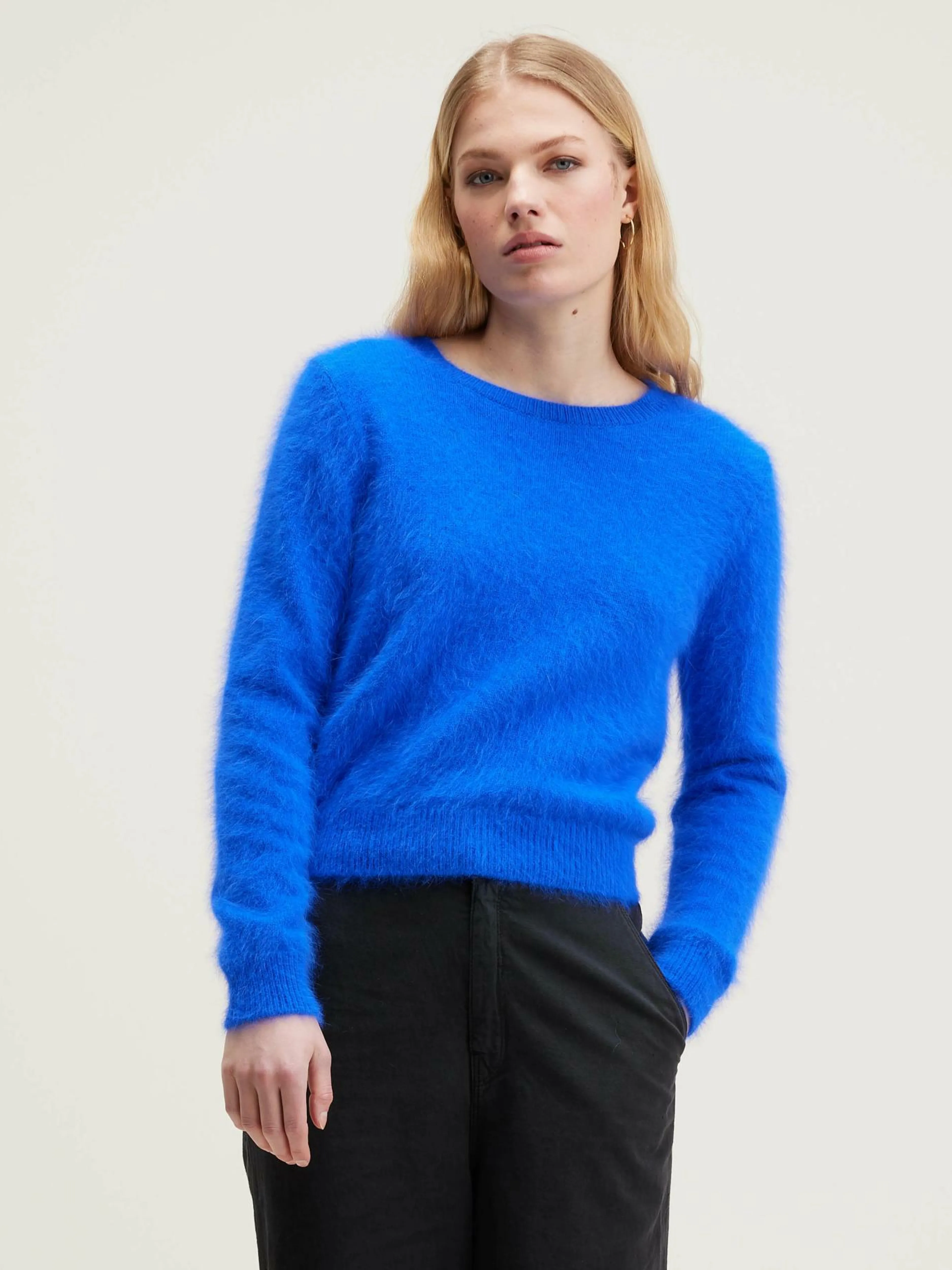 Mailles-Bellerose Pull En Angora Datti Lazuli