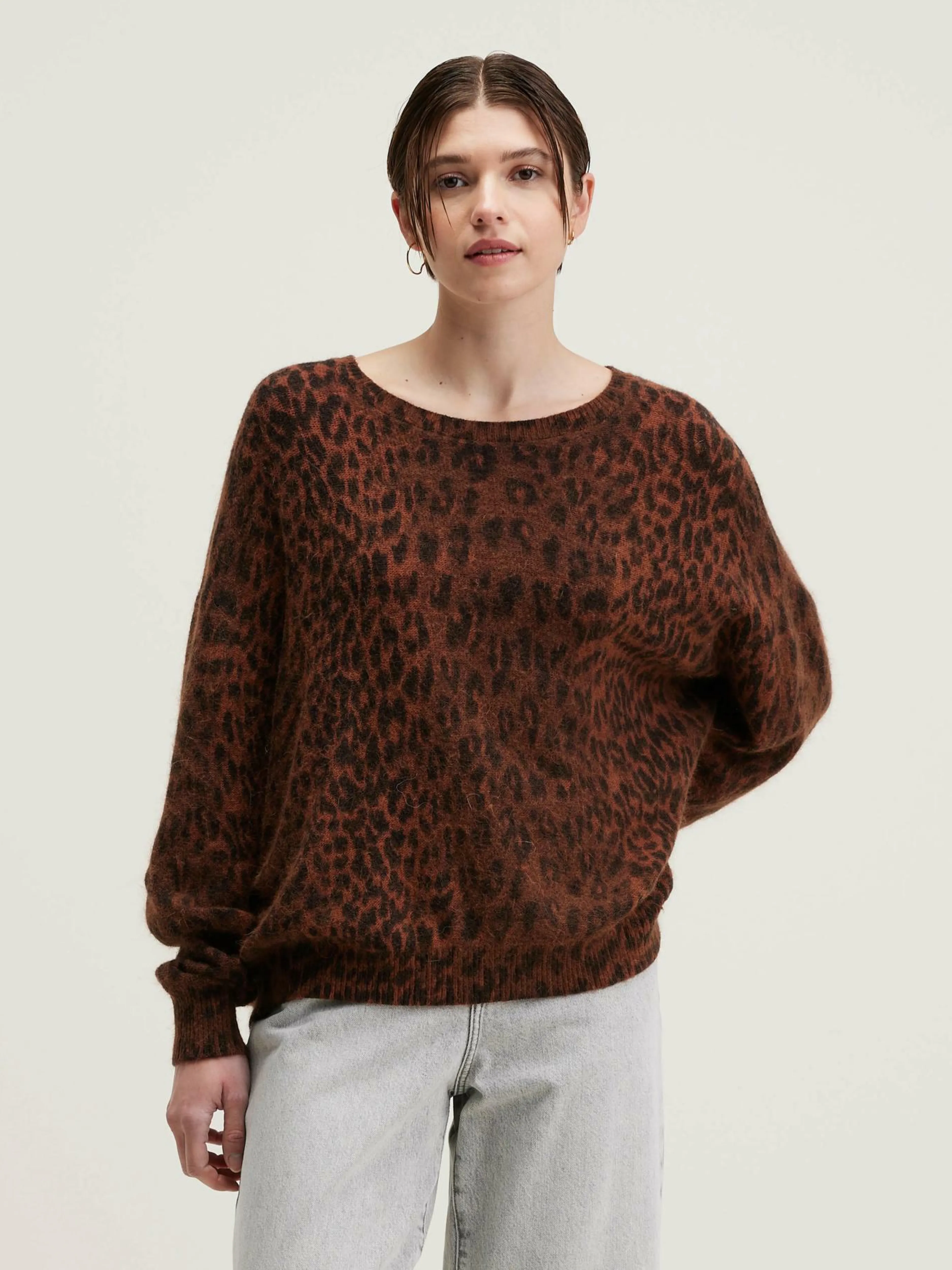 Mailles-Bellerose Pull En Angora Datus Coffee