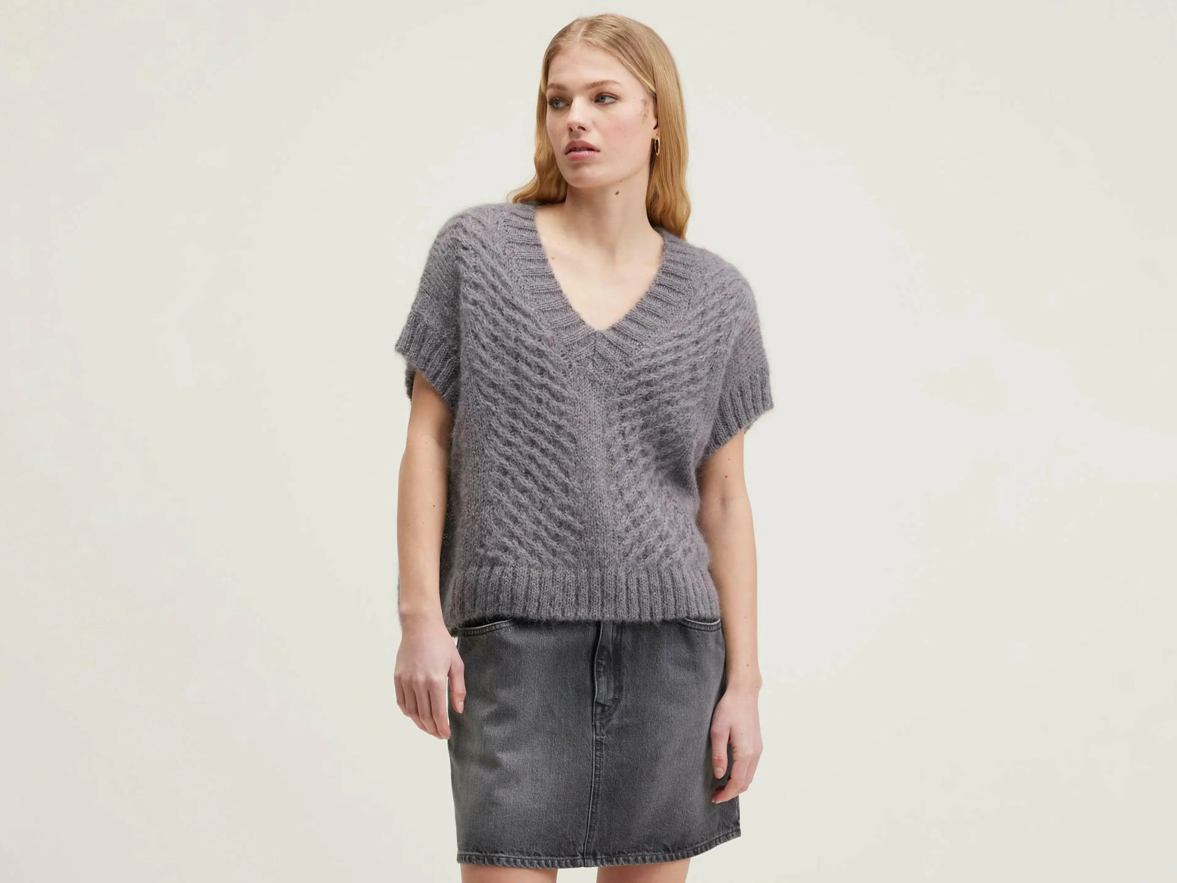 Mailles-Bellerose Pull Sans Manches Abevy Orage