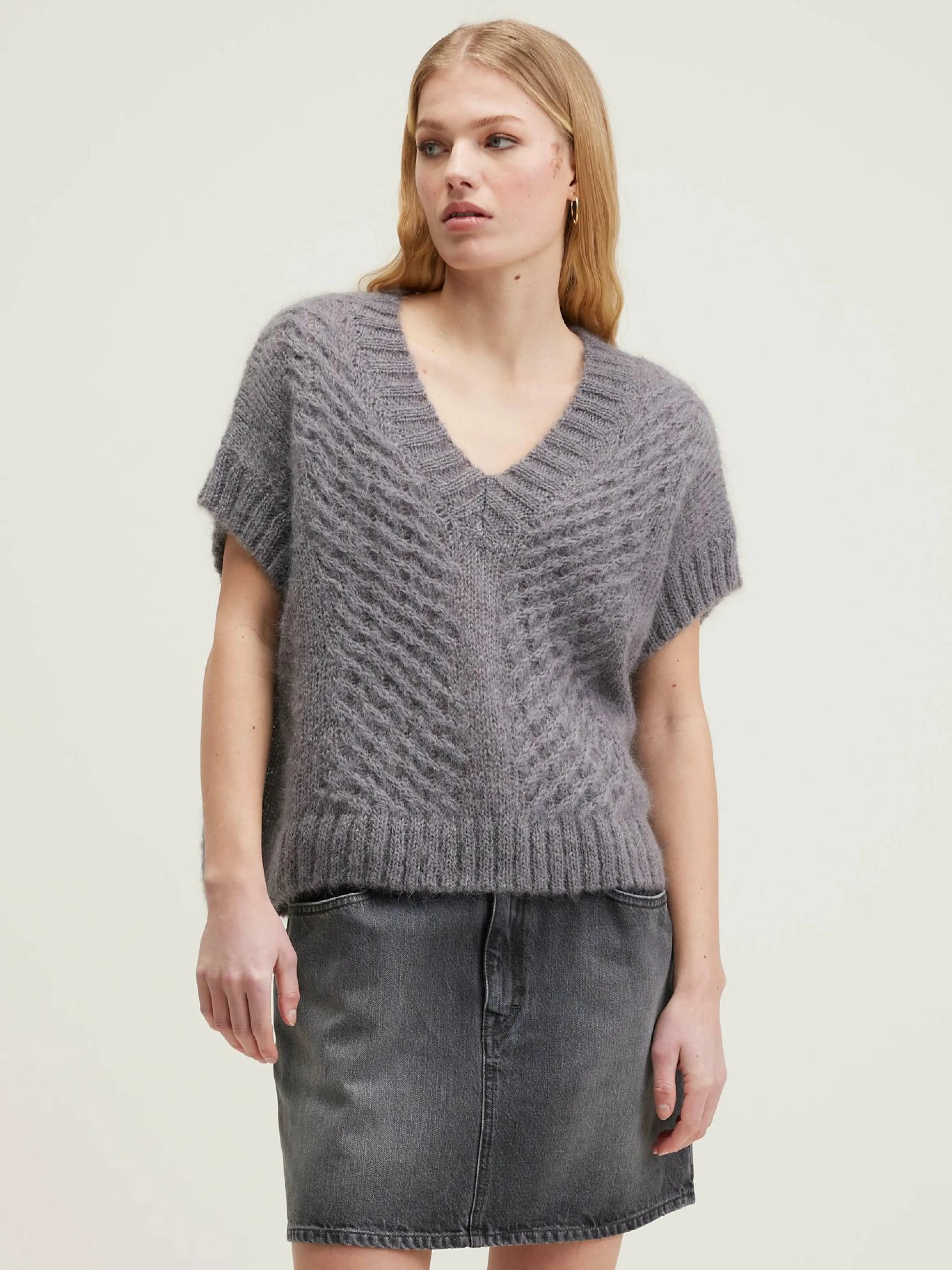 Mailles-Bellerose Pull Sans Manches Abevy Orage