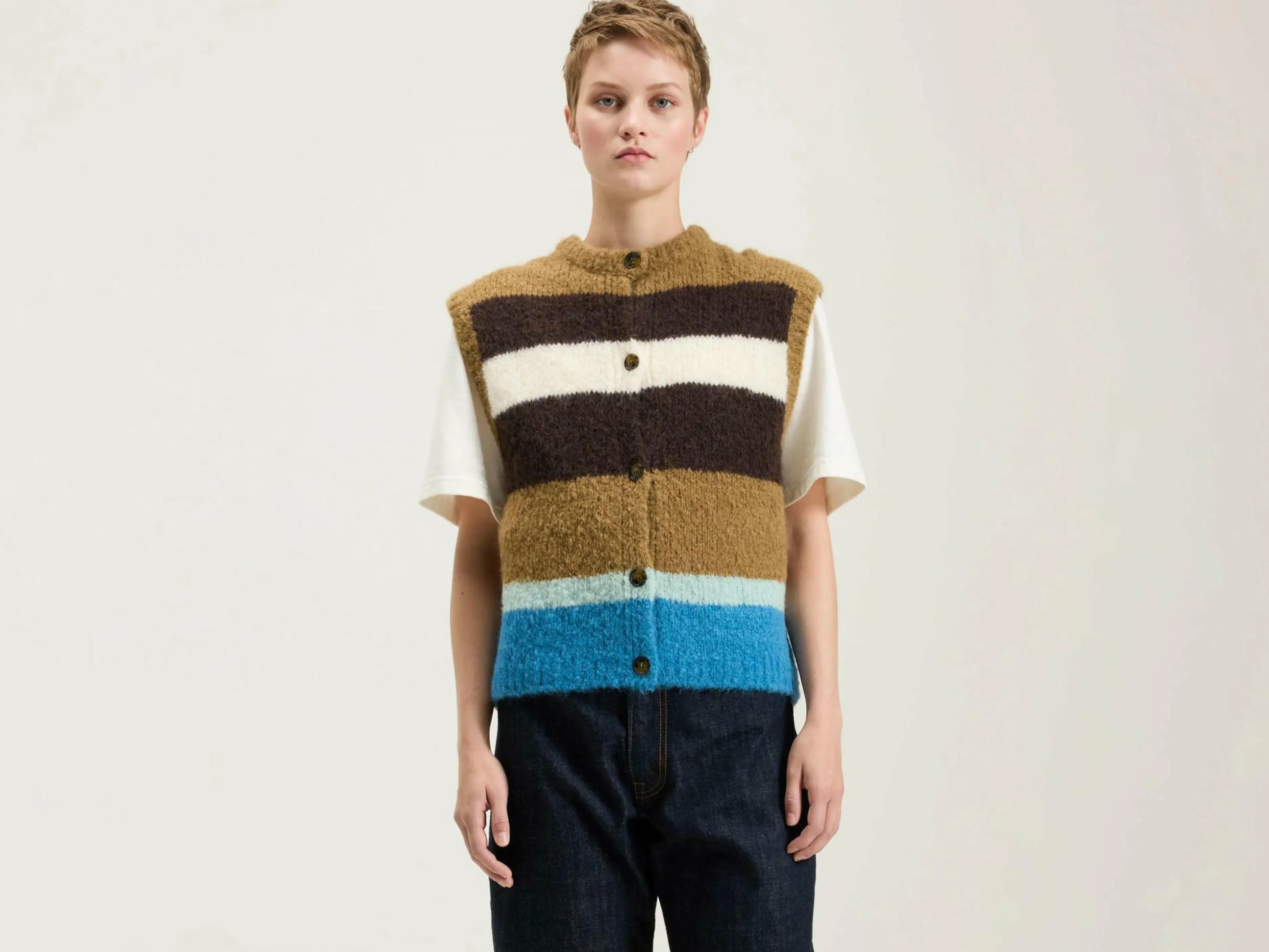 Mailles-Bellerose Pull Sans Manches Abogi