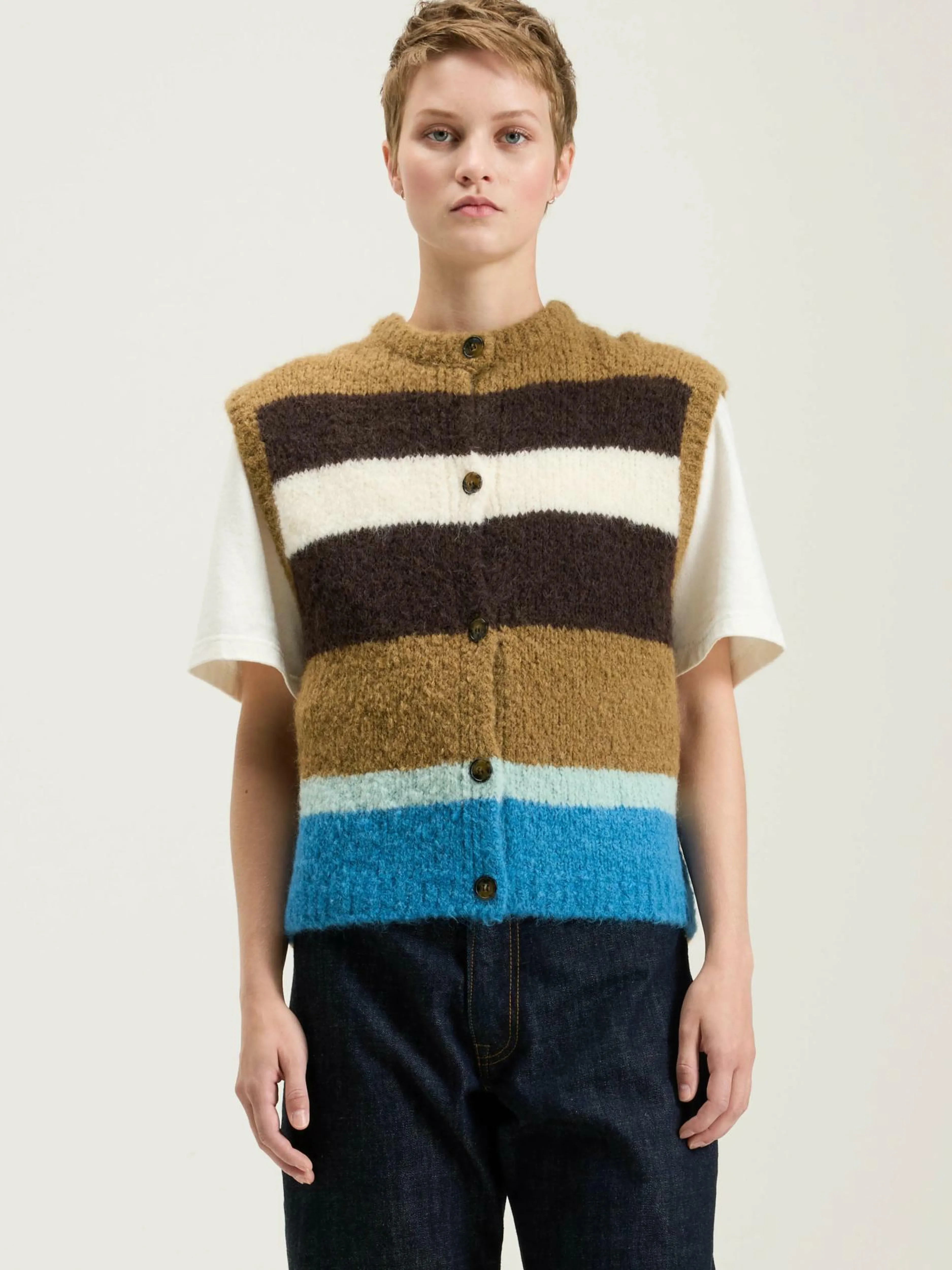 Mailles-Bellerose Pull Sans Manches Abogi