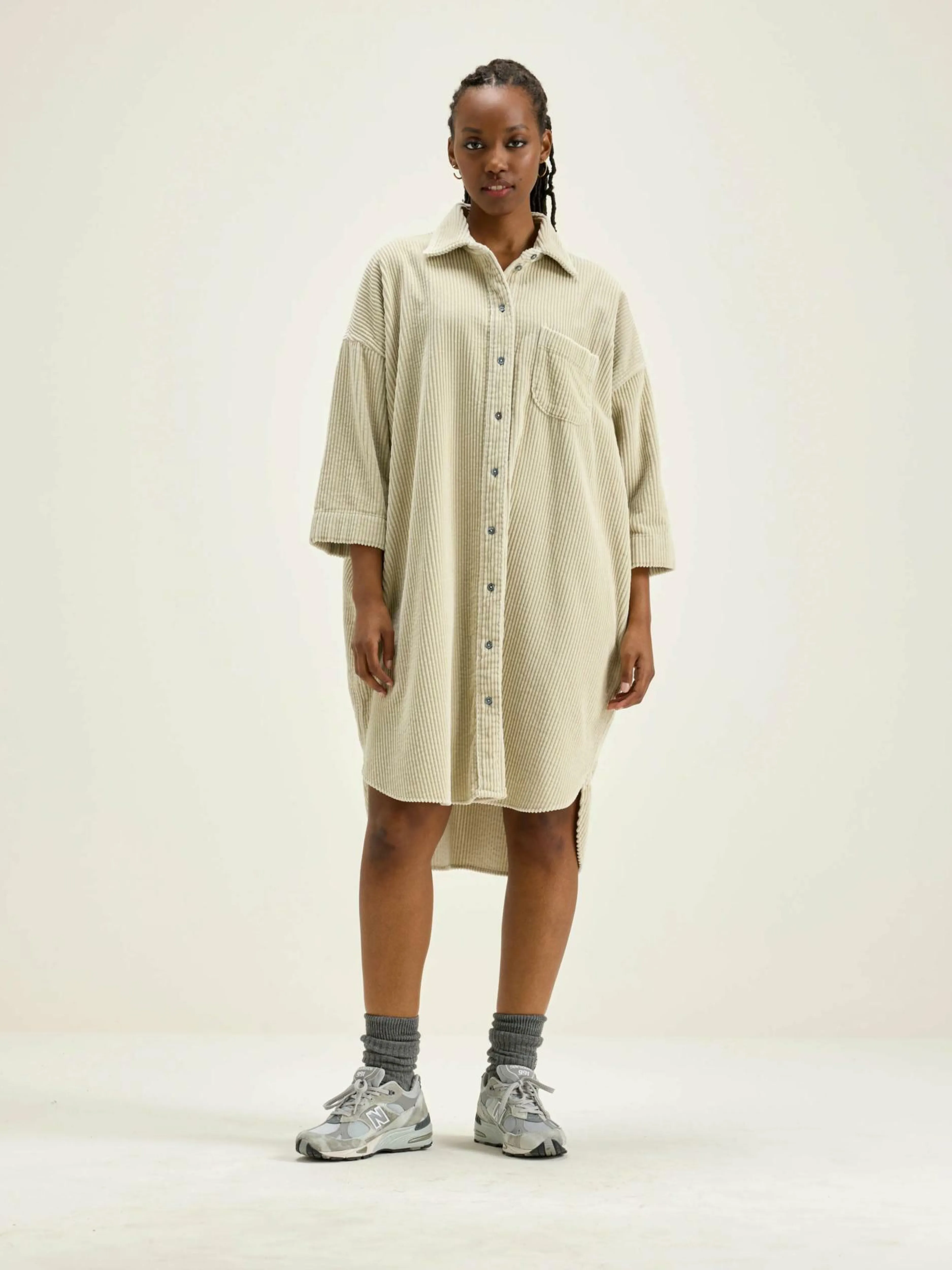 Robes-Bellerose Robe Chemise Gladys Craie