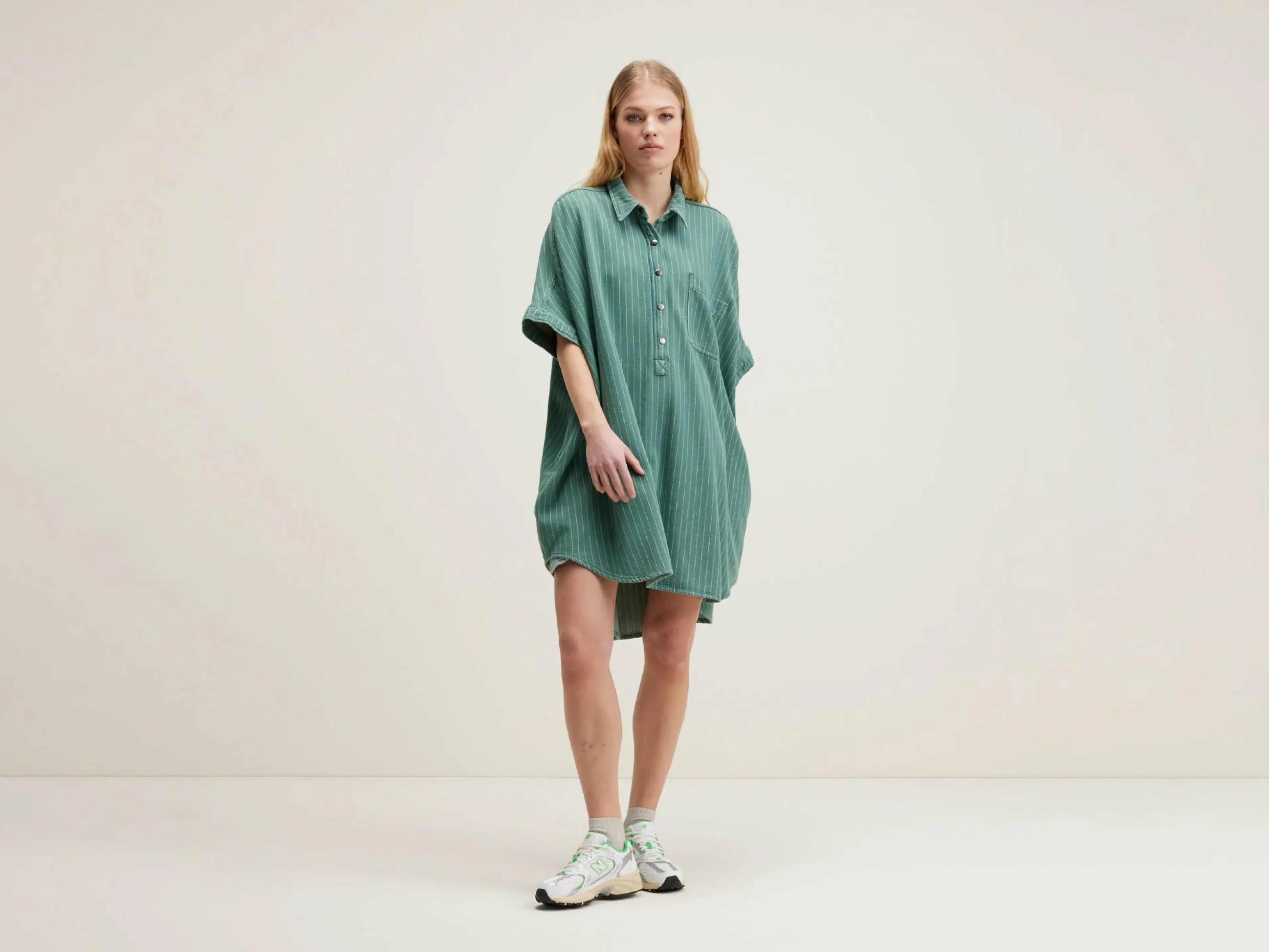 Robes-Bellerose Robe Chemise Klenn Light stone wash