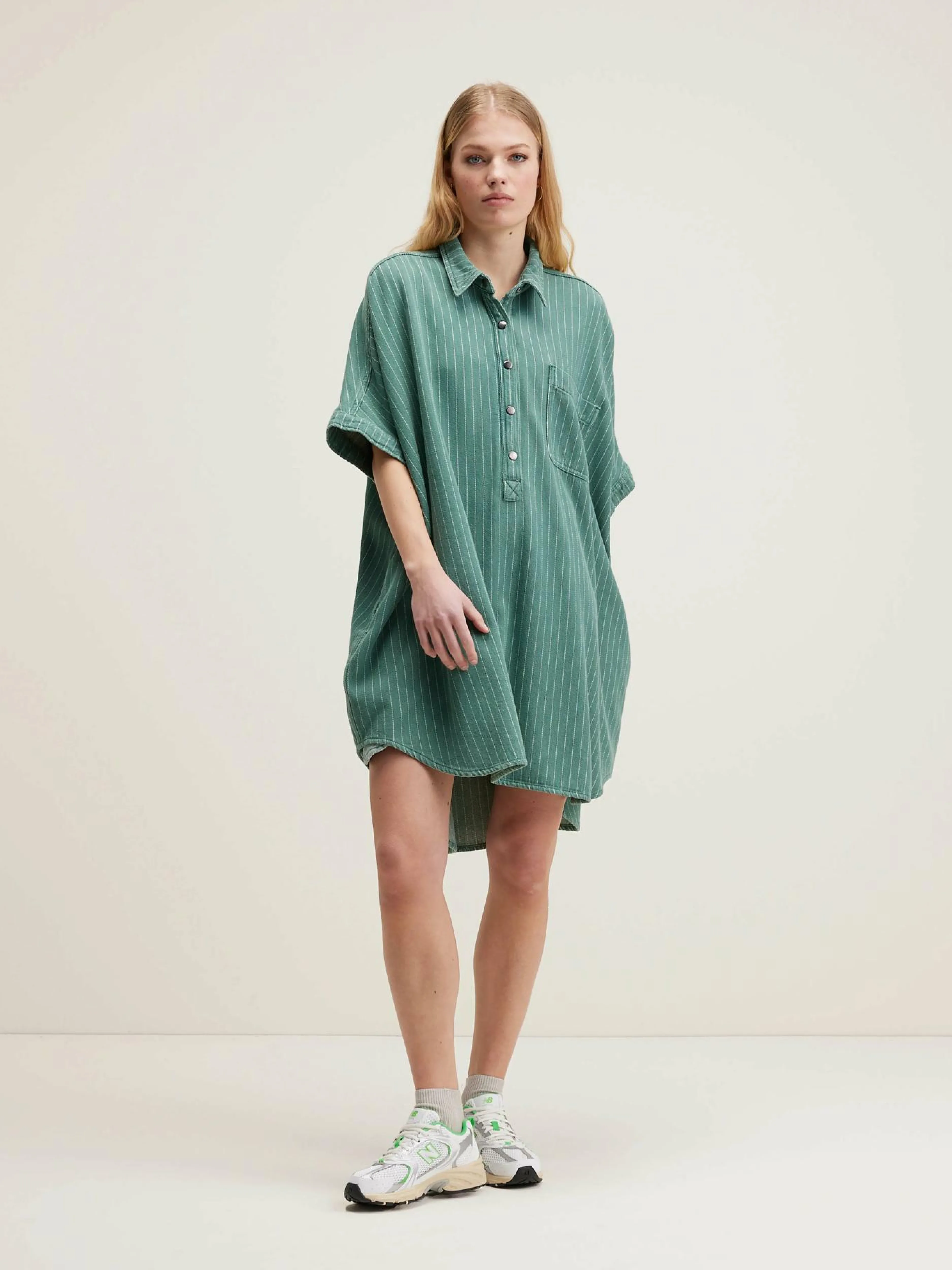 Robes-Bellerose Robe Chemise Klenn Light stone wash