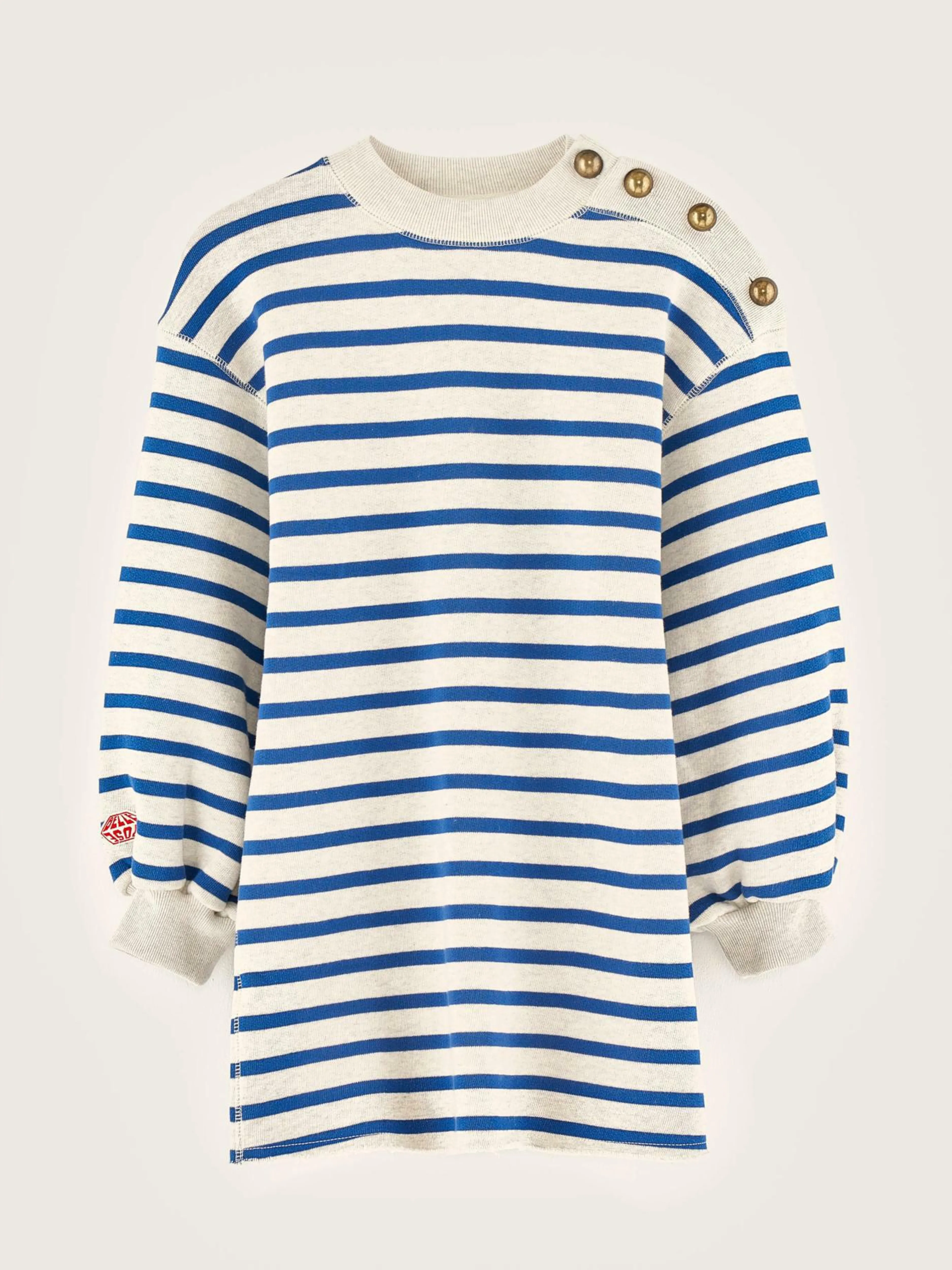 Robes-Bellerose Robe En Jersey Francy Ice / Worker