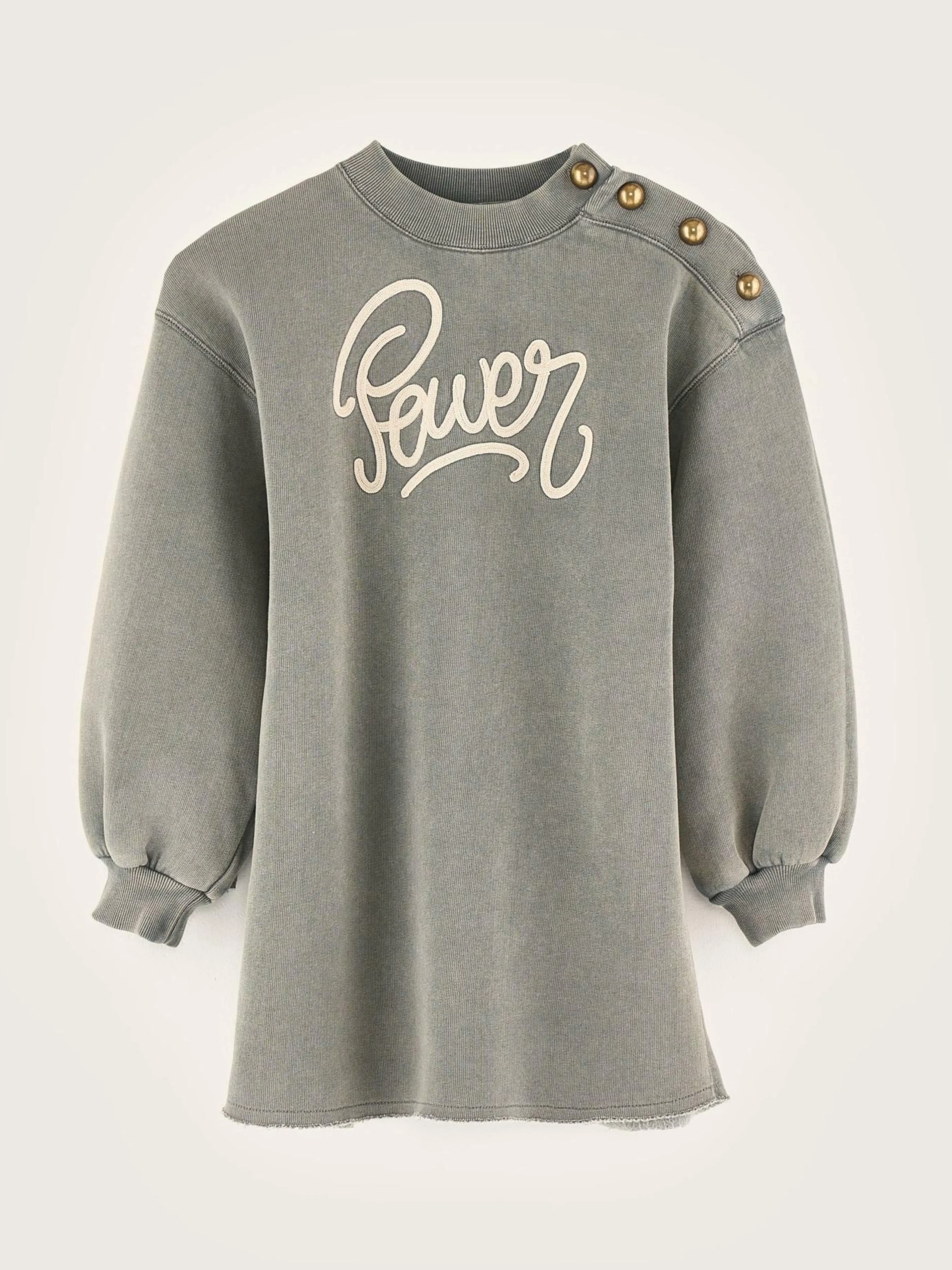 Robes-Bellerose Robe En Jersey Francy Black sand