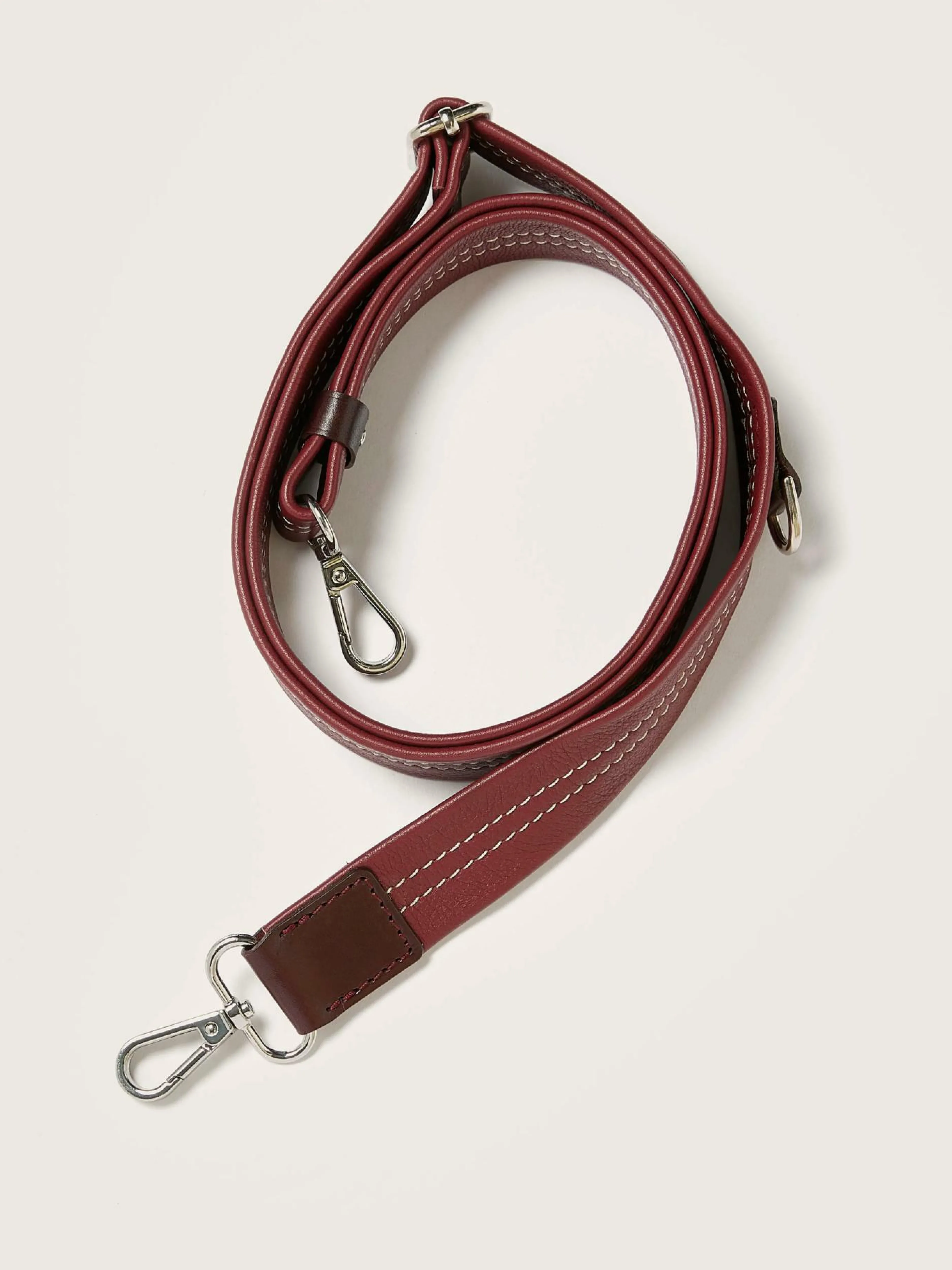 Petites Maroquineries-Bellerose Sangle En Cuir Ajustable Sogo Bordeaux