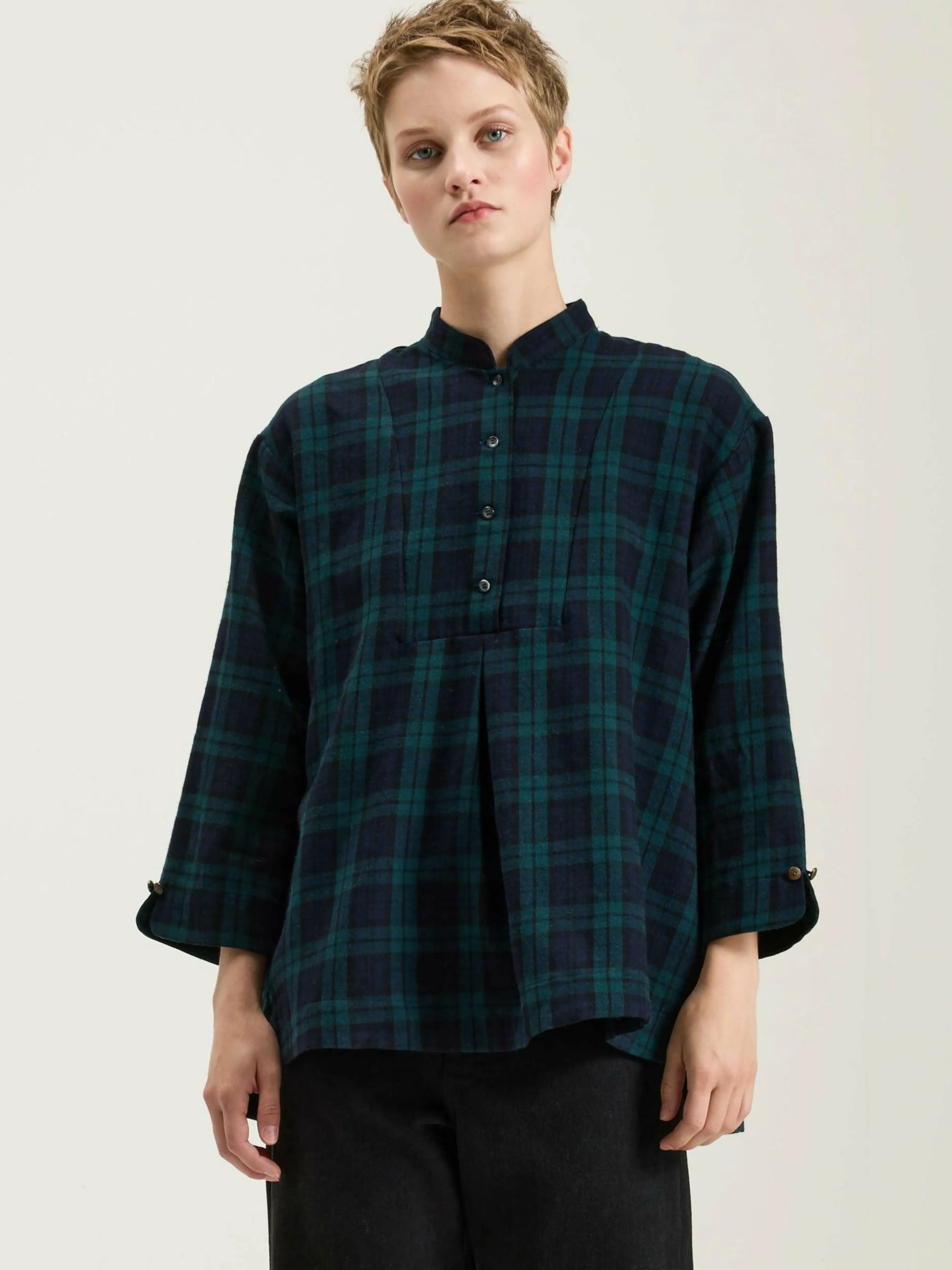 Blouses & Chemises-Sarahwear Chemise Pullover En Laine Et Coton