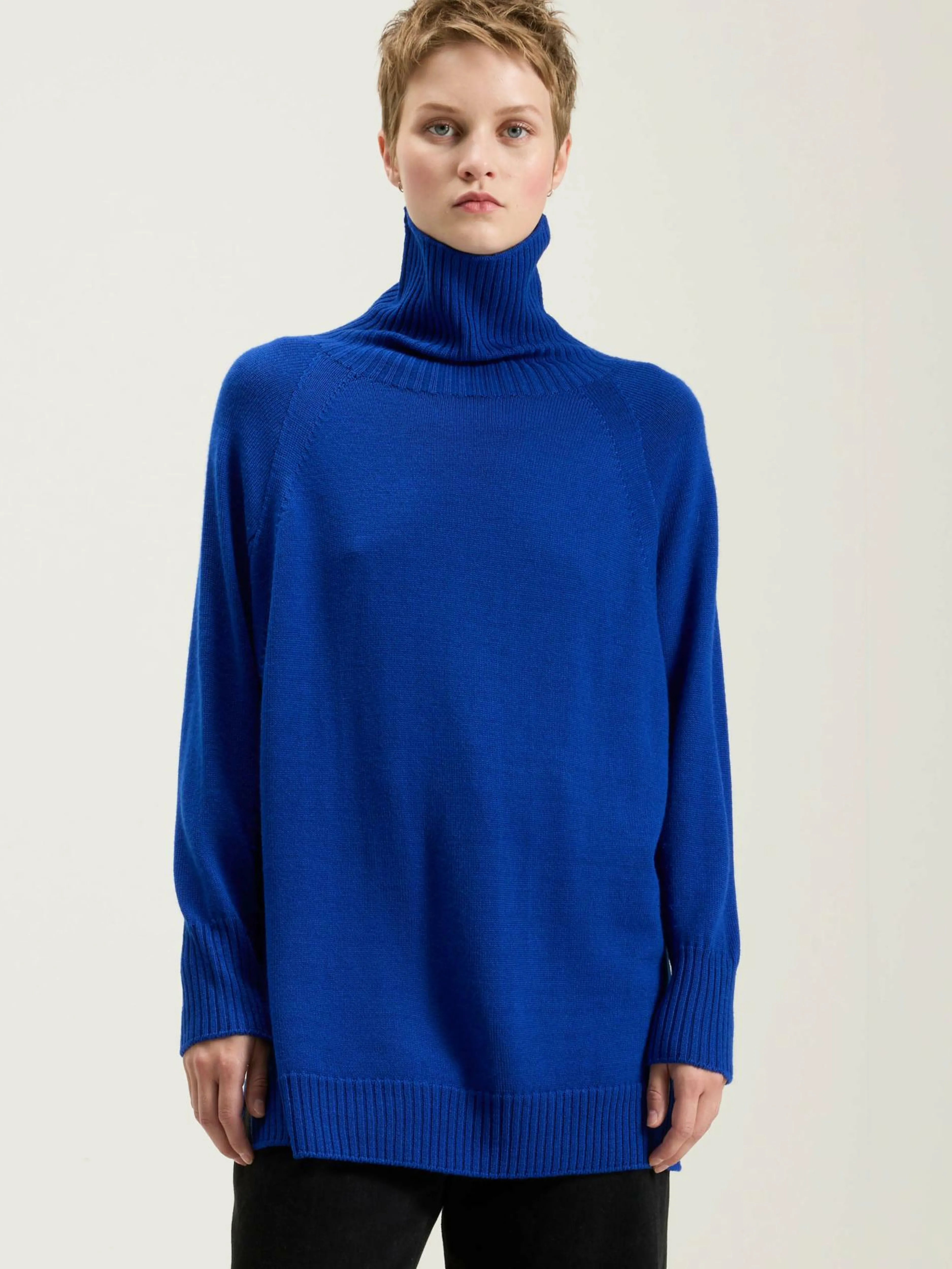 Mailles-Sarahwear Pull Col Roulé En Laine Mérinos