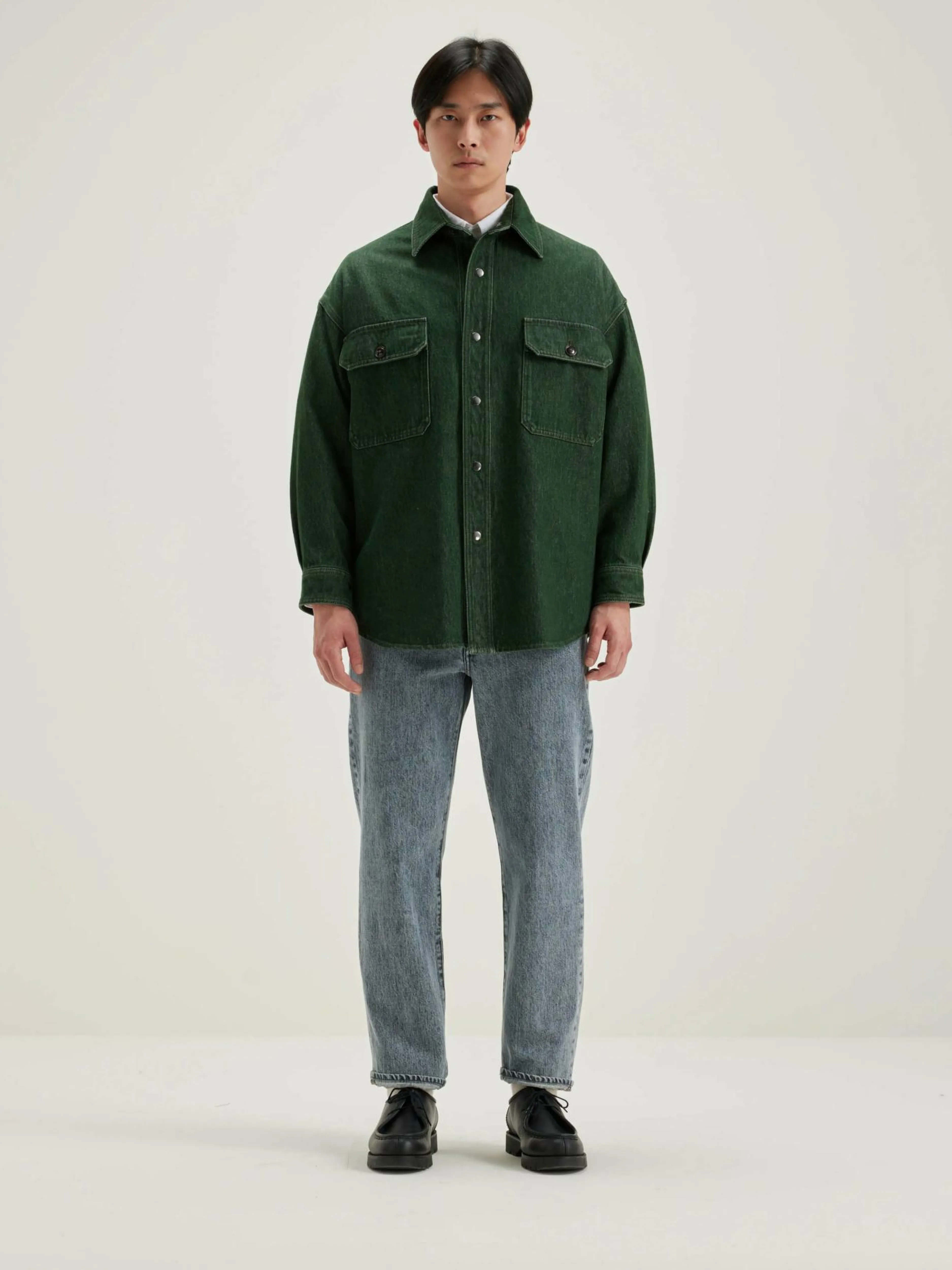 Manteaux & Vestes-Bellerose Surchemise à Carreaux Grown Green stone