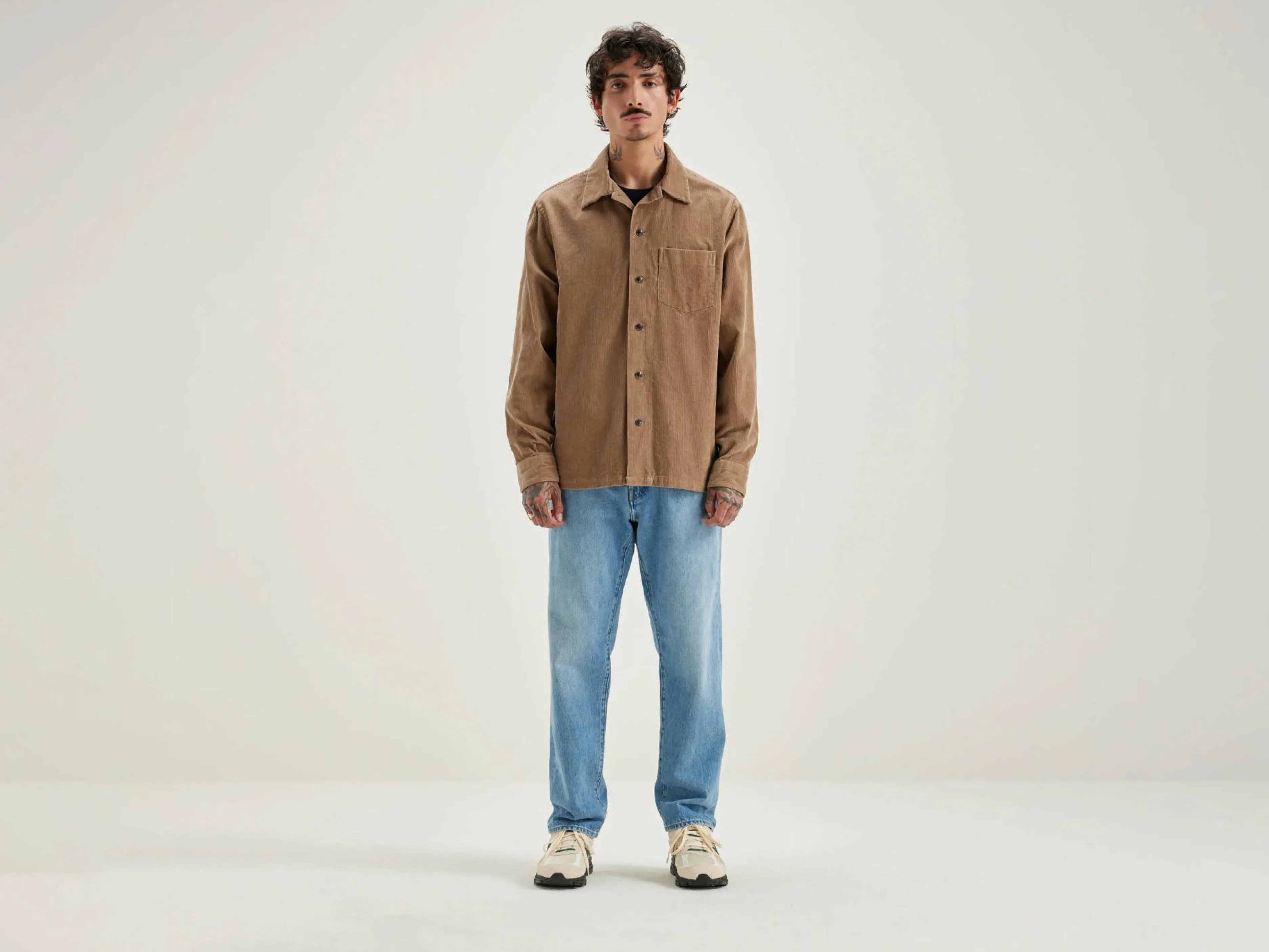 Manteaux & Vestes-Bellerose Surchemise En Velours Goney Wolf