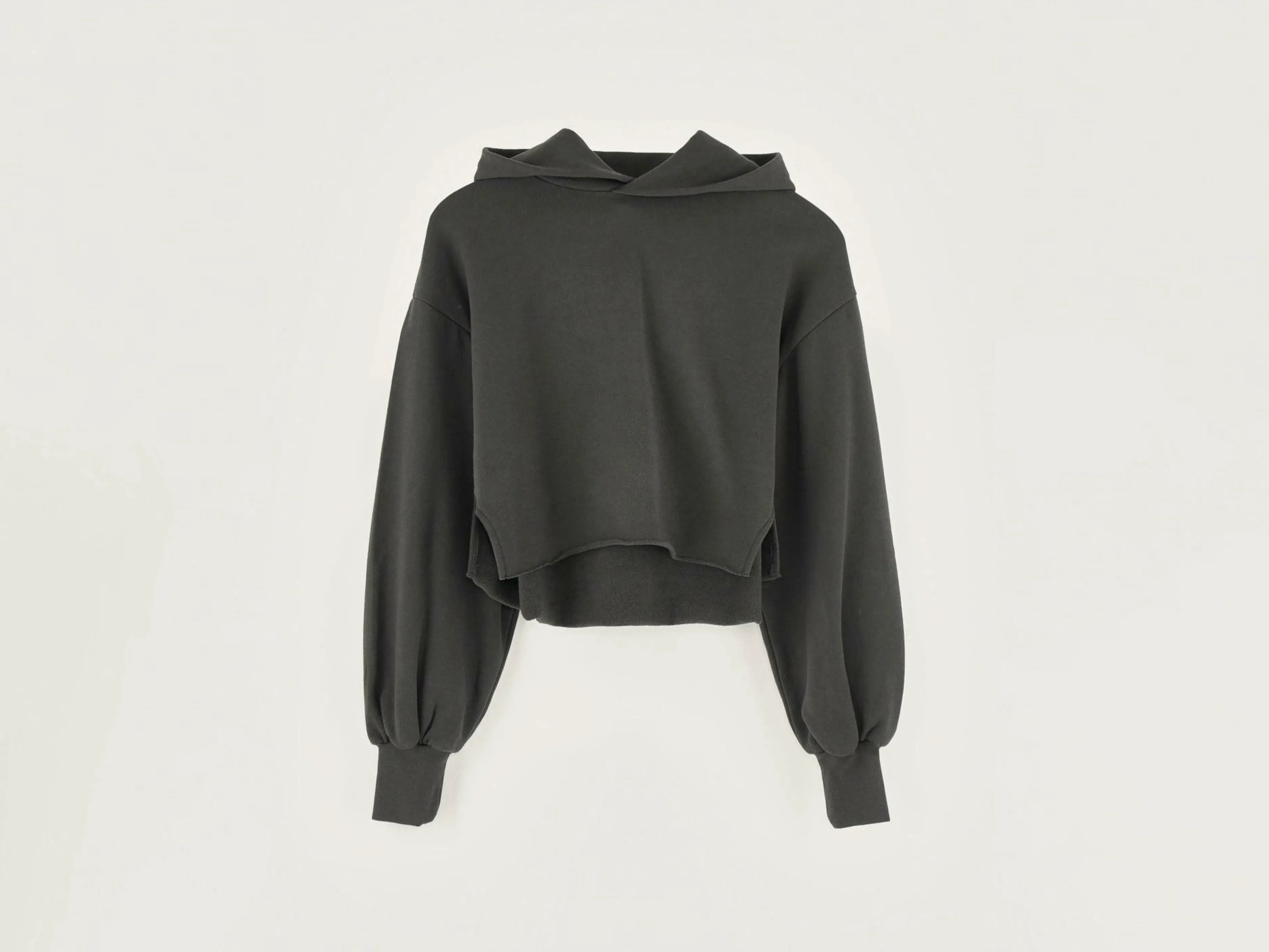 Sweatshirts-Bellerose Sweatshirt à Capuche Felico Black sand