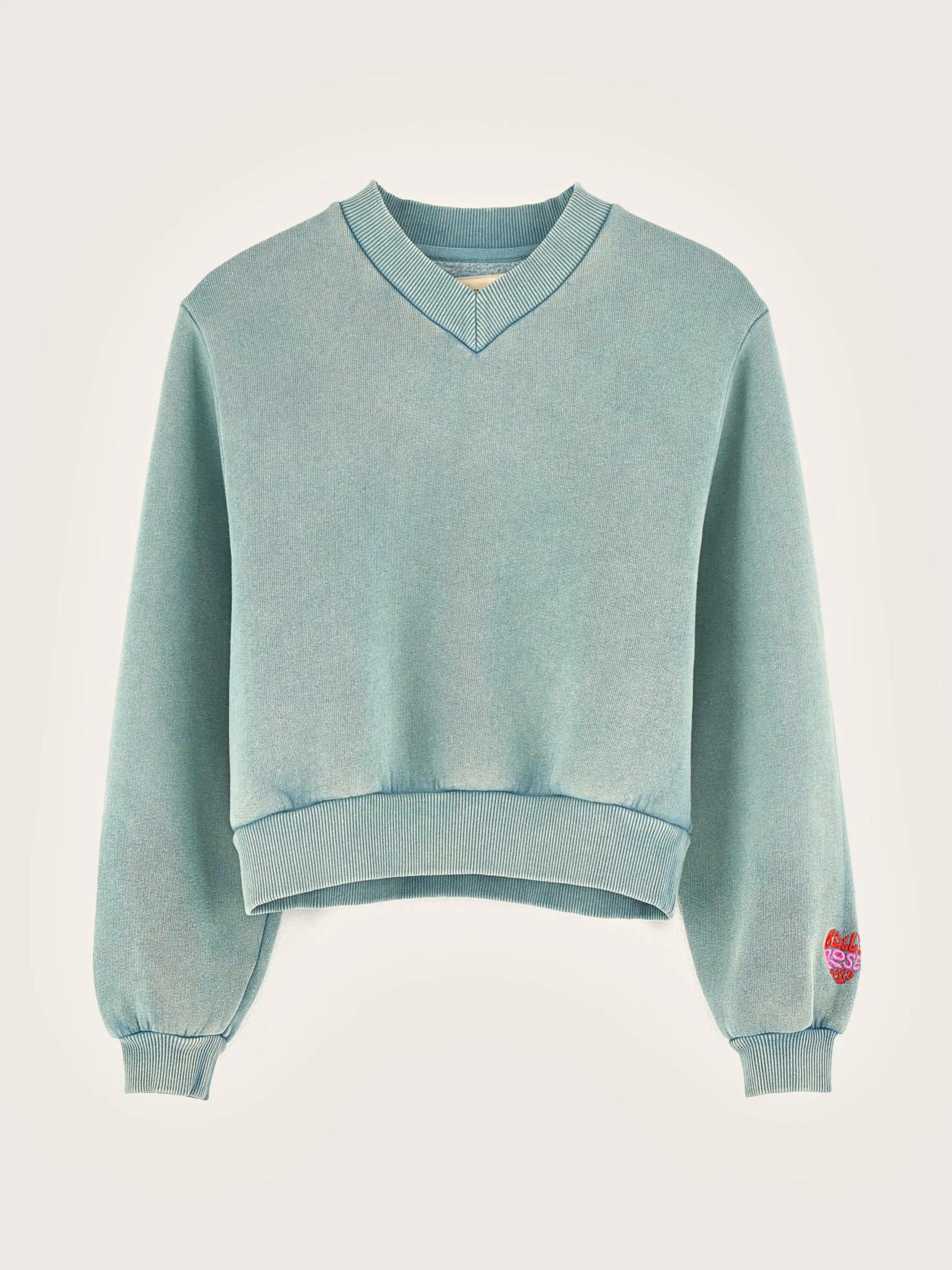 Sweatshirts-Bellerose Sweatshirt Col En V Febie Hydro