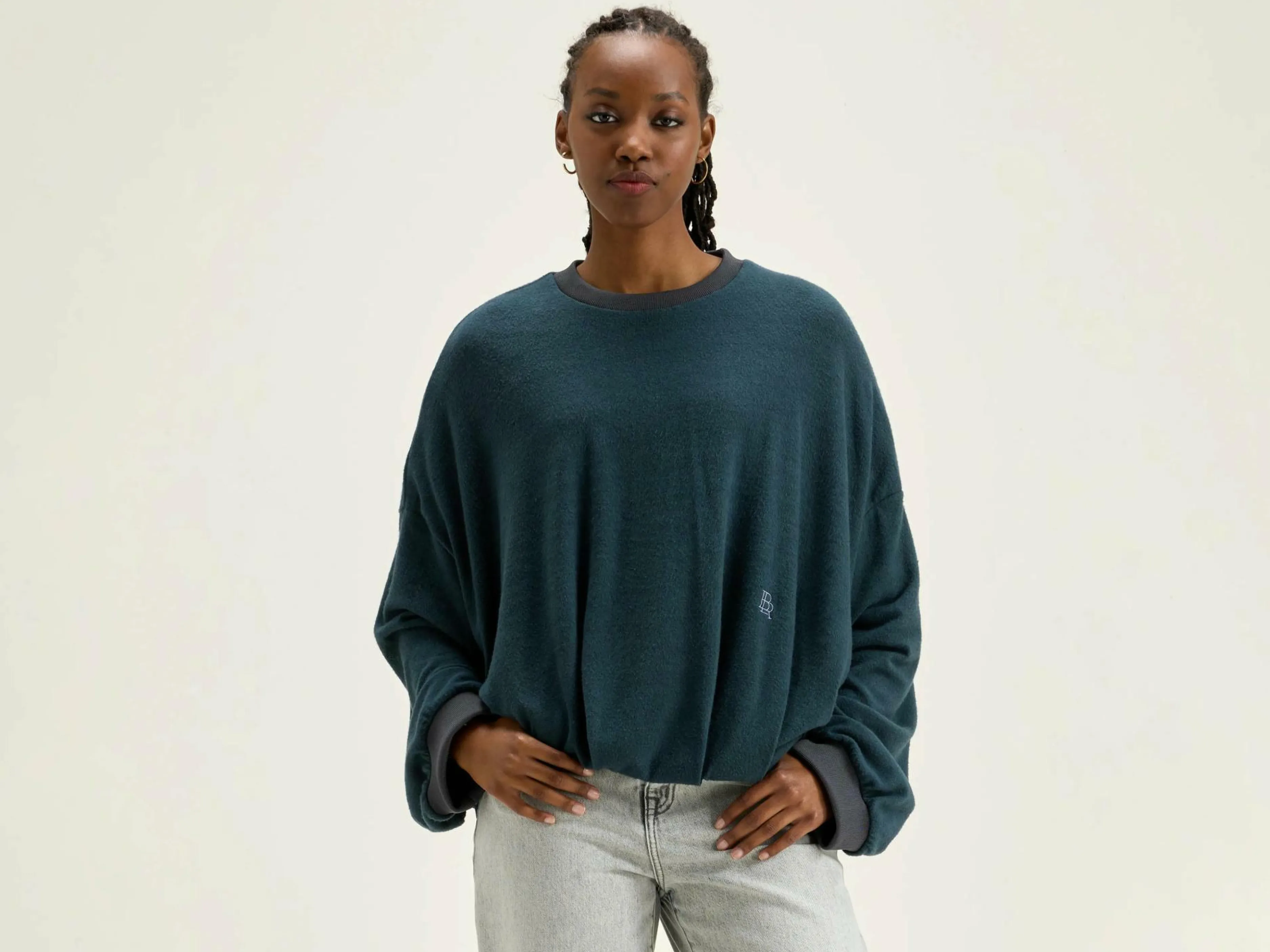 Sweatshirts-Bellerose Sweatshirt Col Ras Du Cou Flamo