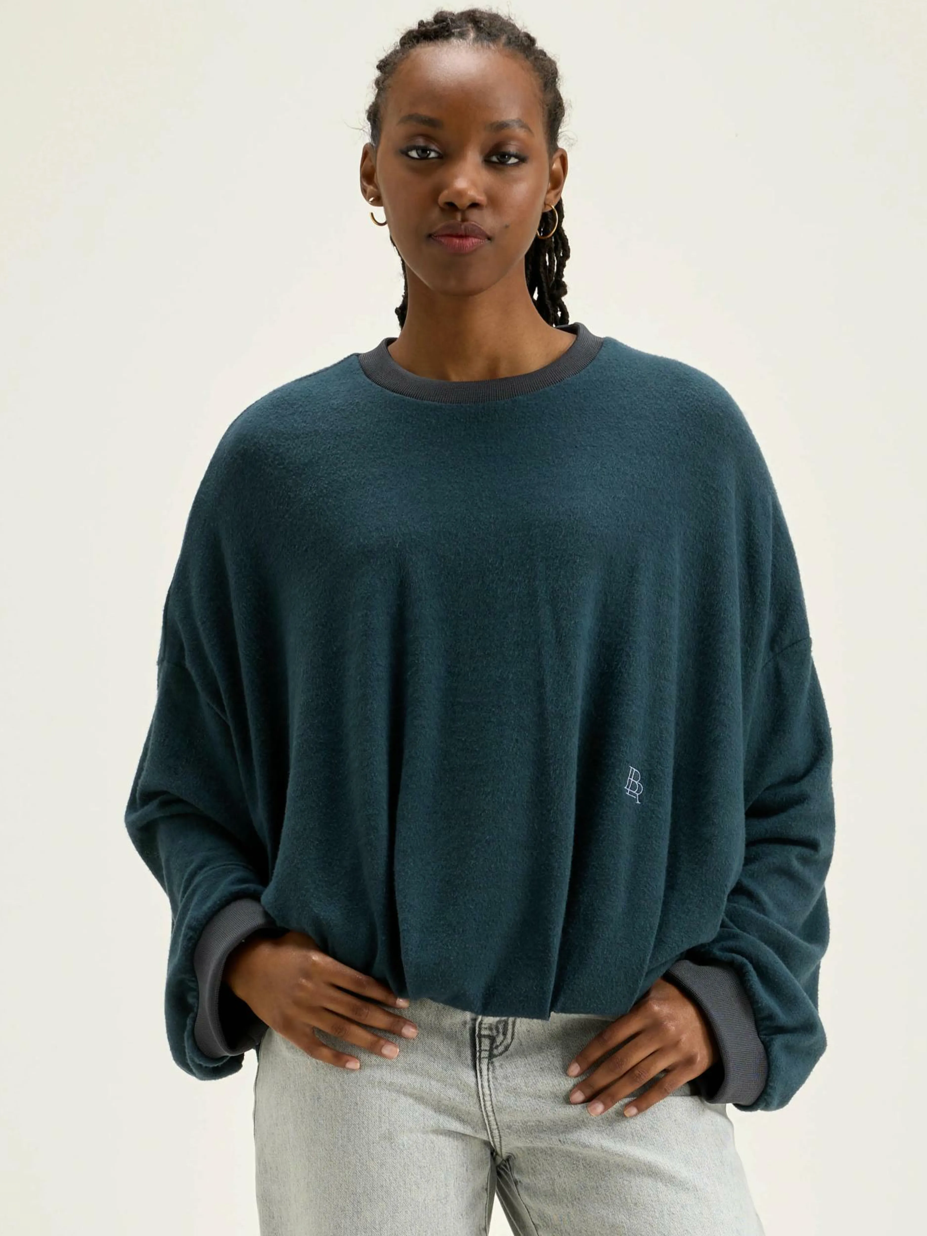 Sweatshirts-Bellerose Sweatshirt Col Ras Du Cou Flamo