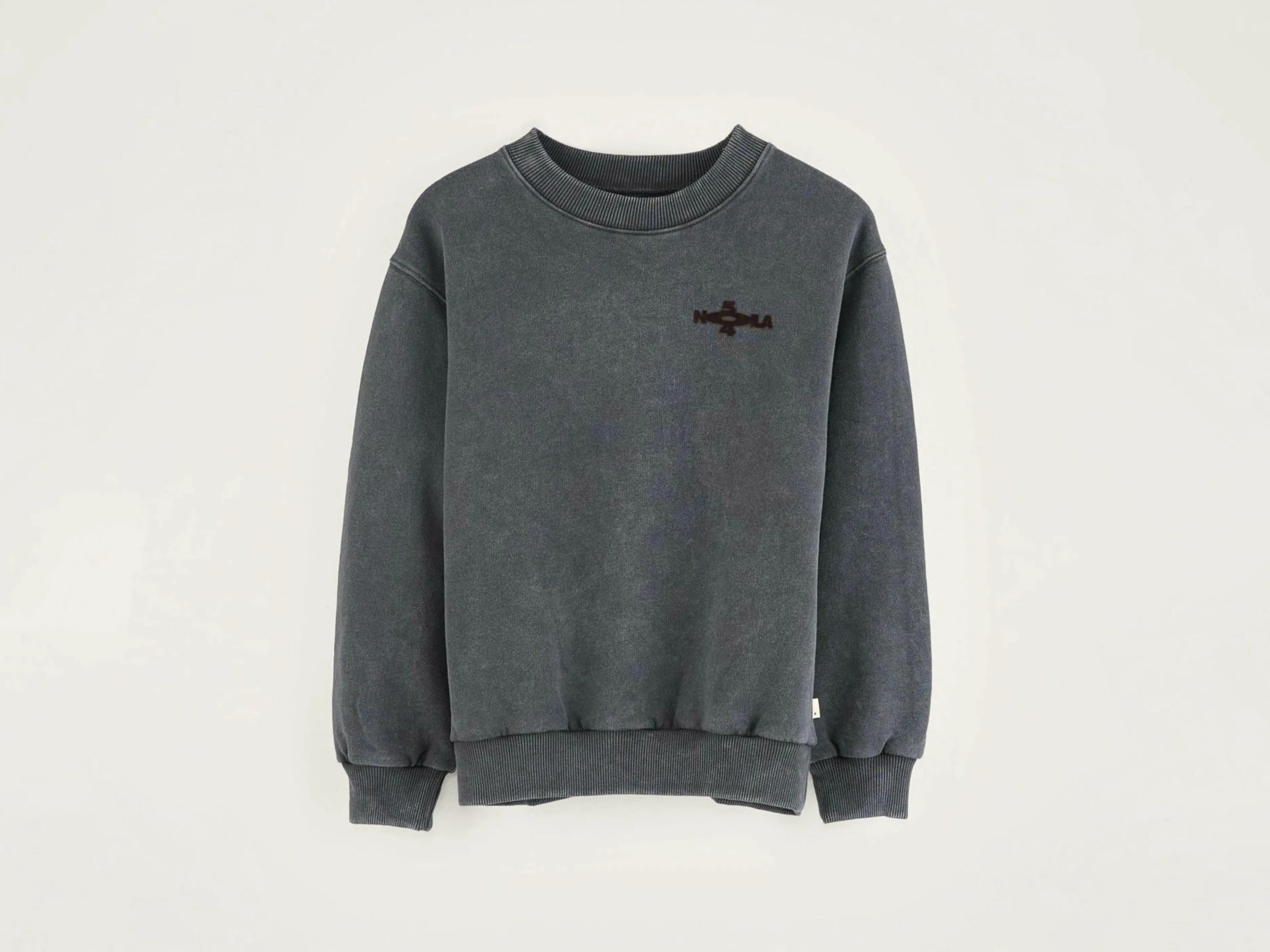 Sweatshirts-Bellerose Sweatshirt Col Rond Chami Black sand