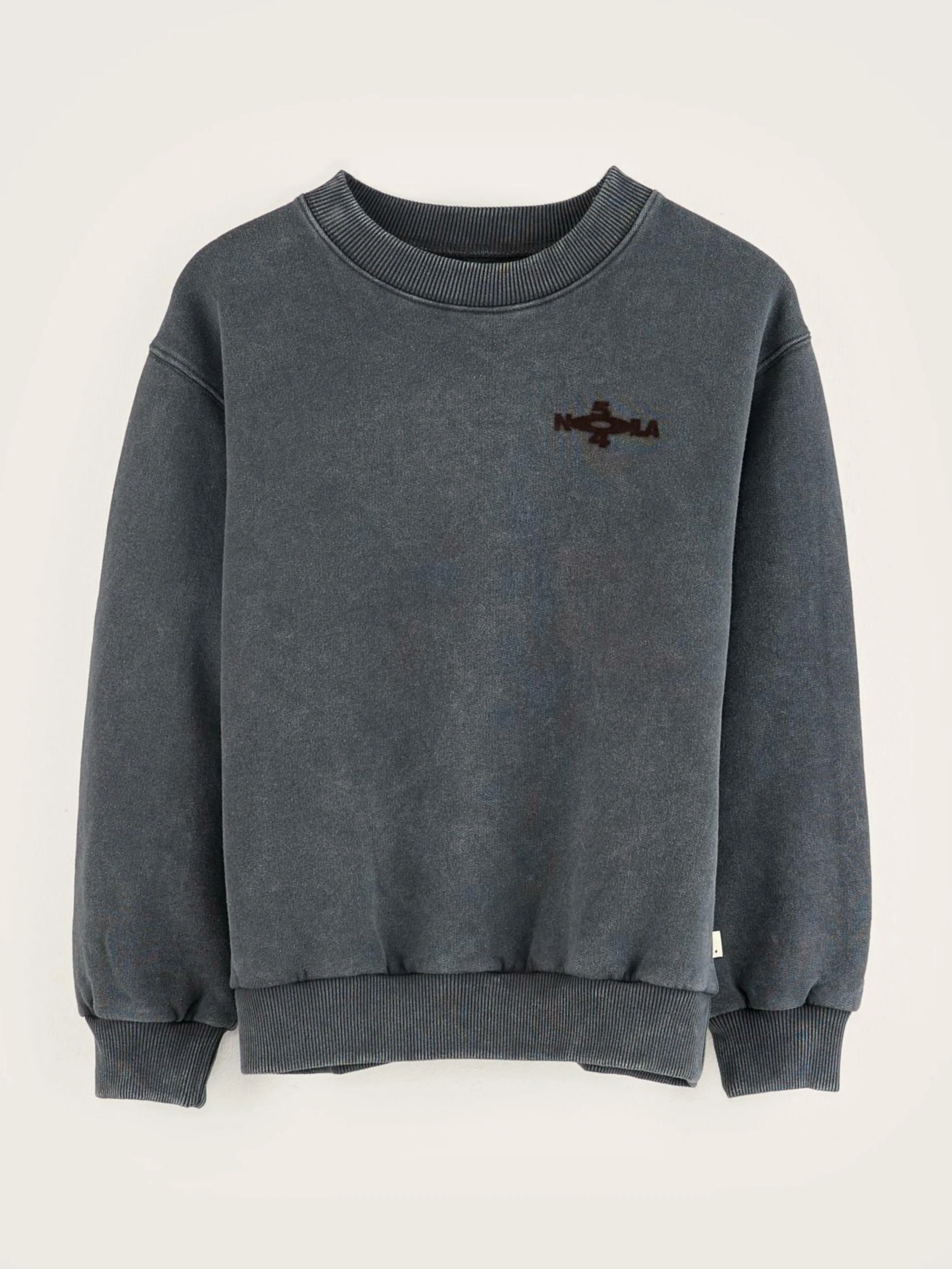 Sweatshirts-Bellerose Sweatshirt Col Rond Chami Black sand