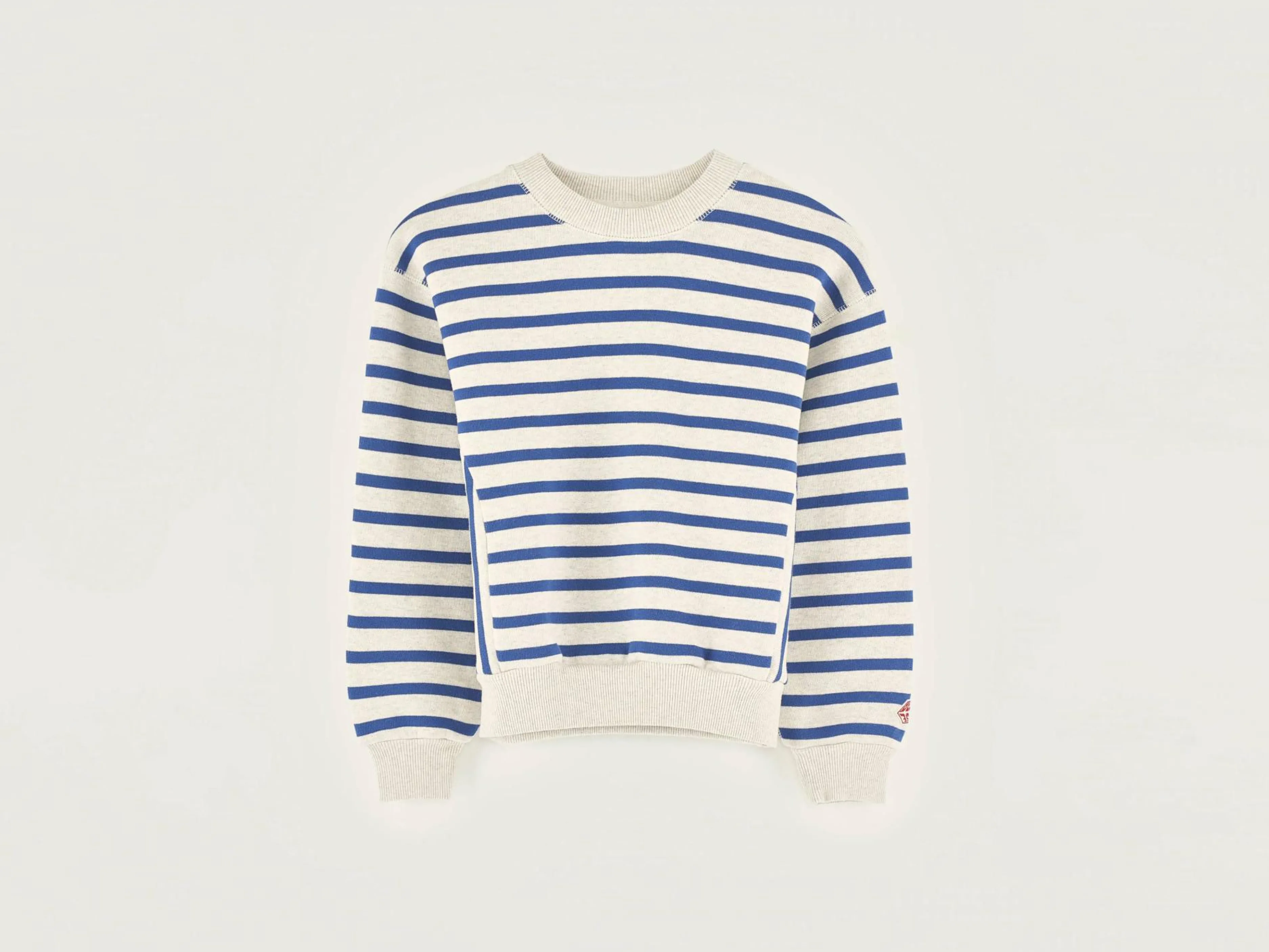 Sweatshirts-Bellerose Sweatshirt Col Rond Fadoly Ice / Worker