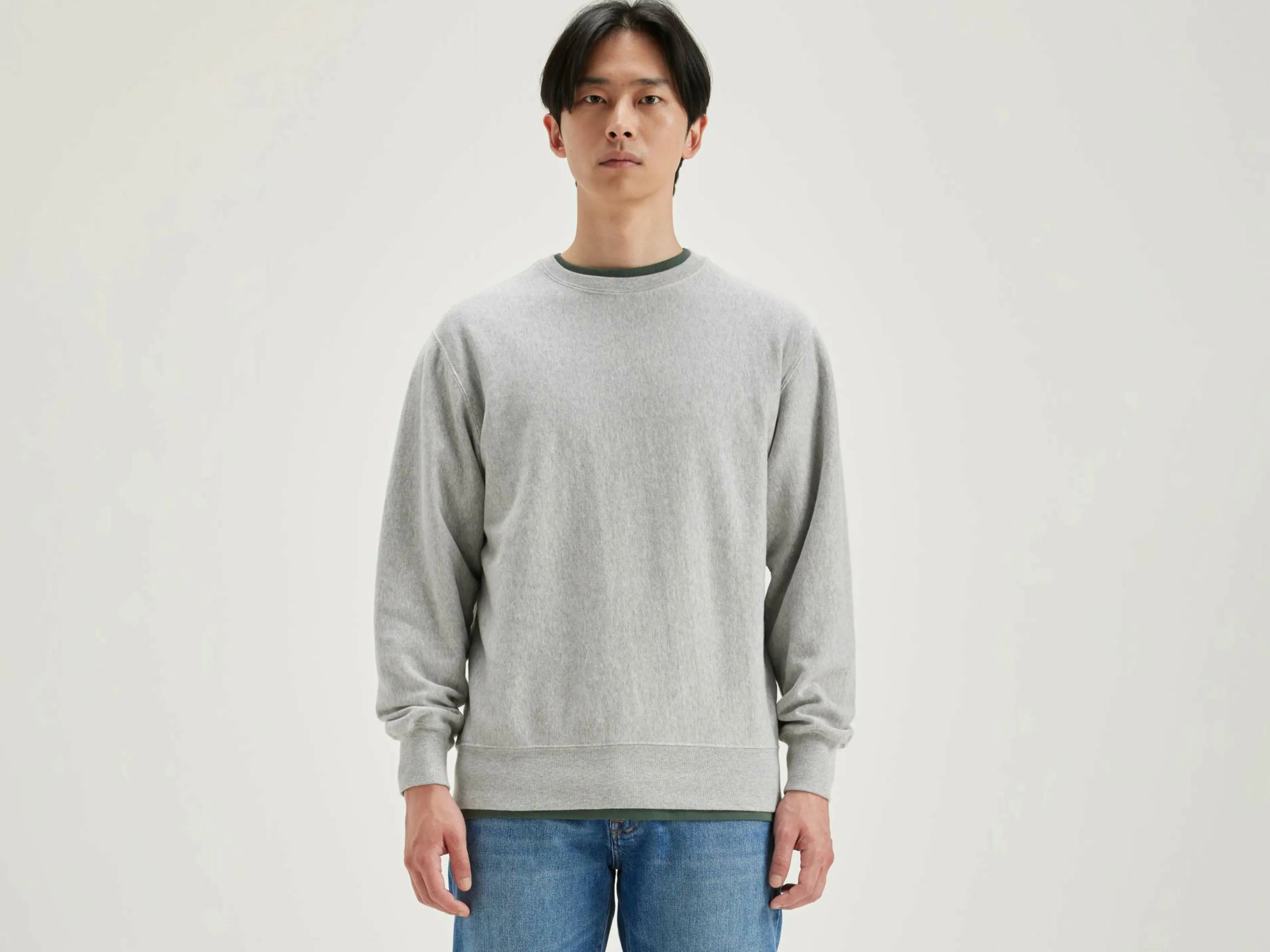 Sweatshirts-Bellerose Sweatshirt Col Rond Flake Heather grey