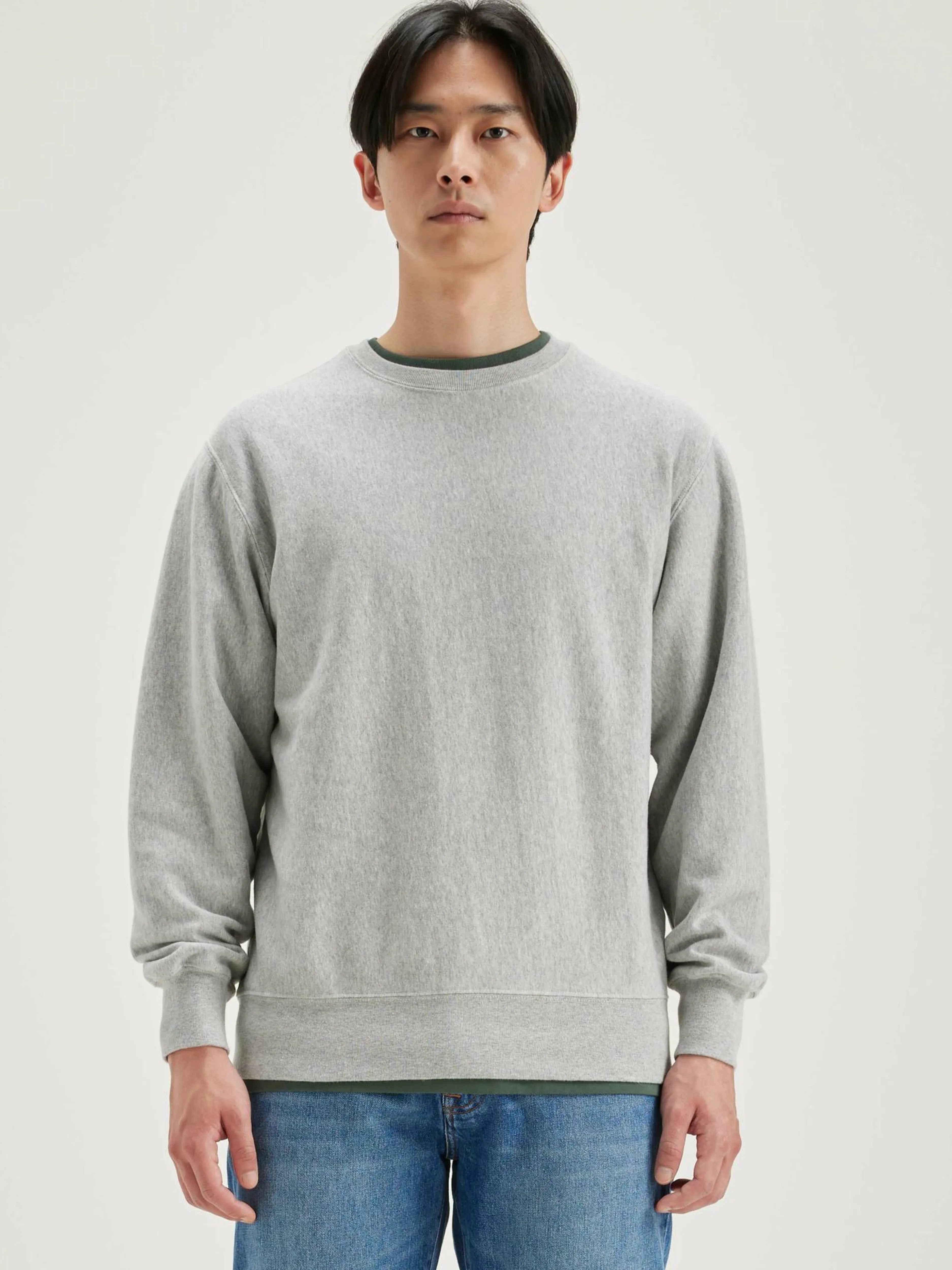 Sweatshirts-Bellerose Sweatshirt Col Rond Flake Heather grey