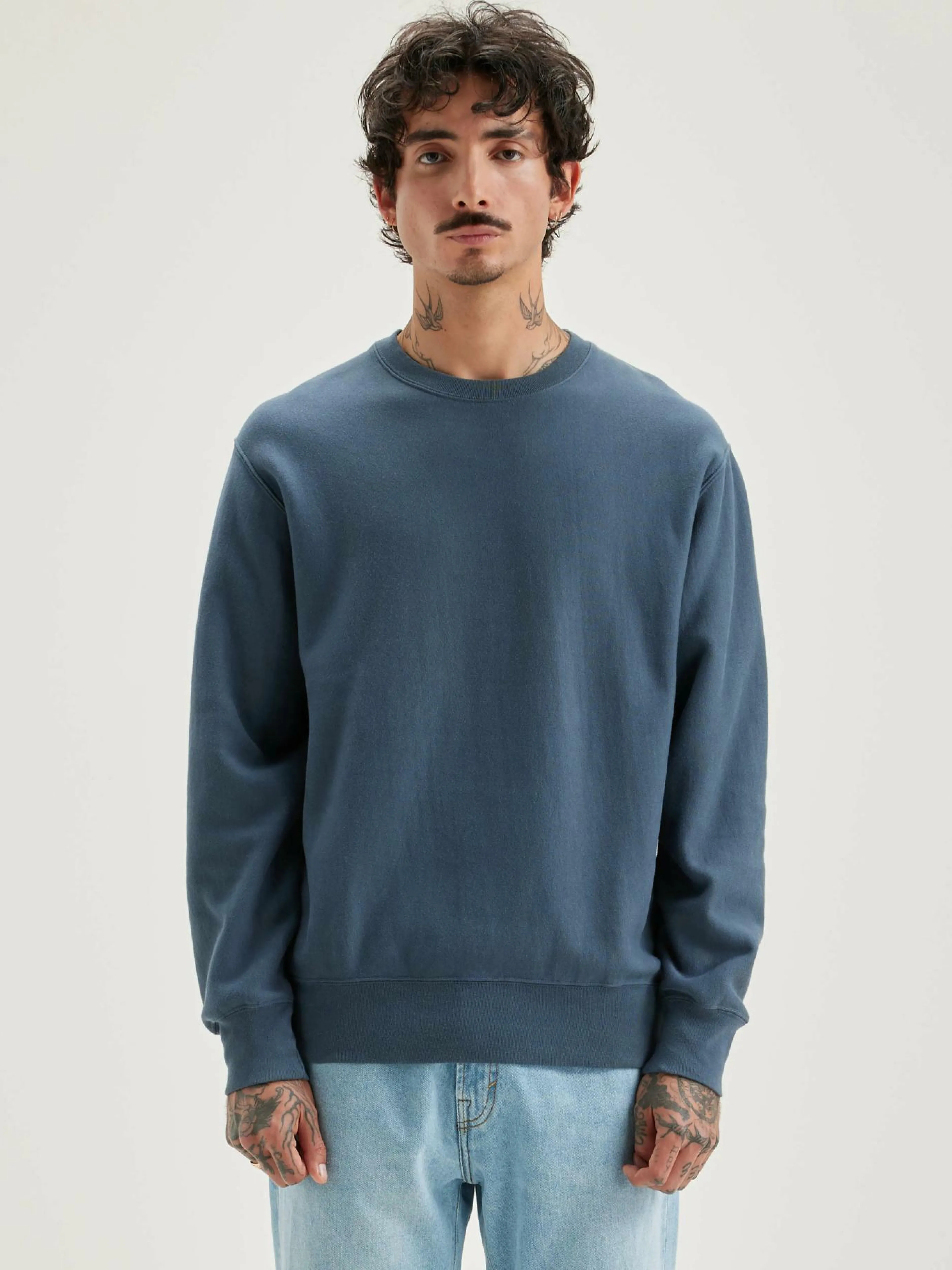 Sweatshirts-Bellerose Sweatshirt Col Rond Flake Dove