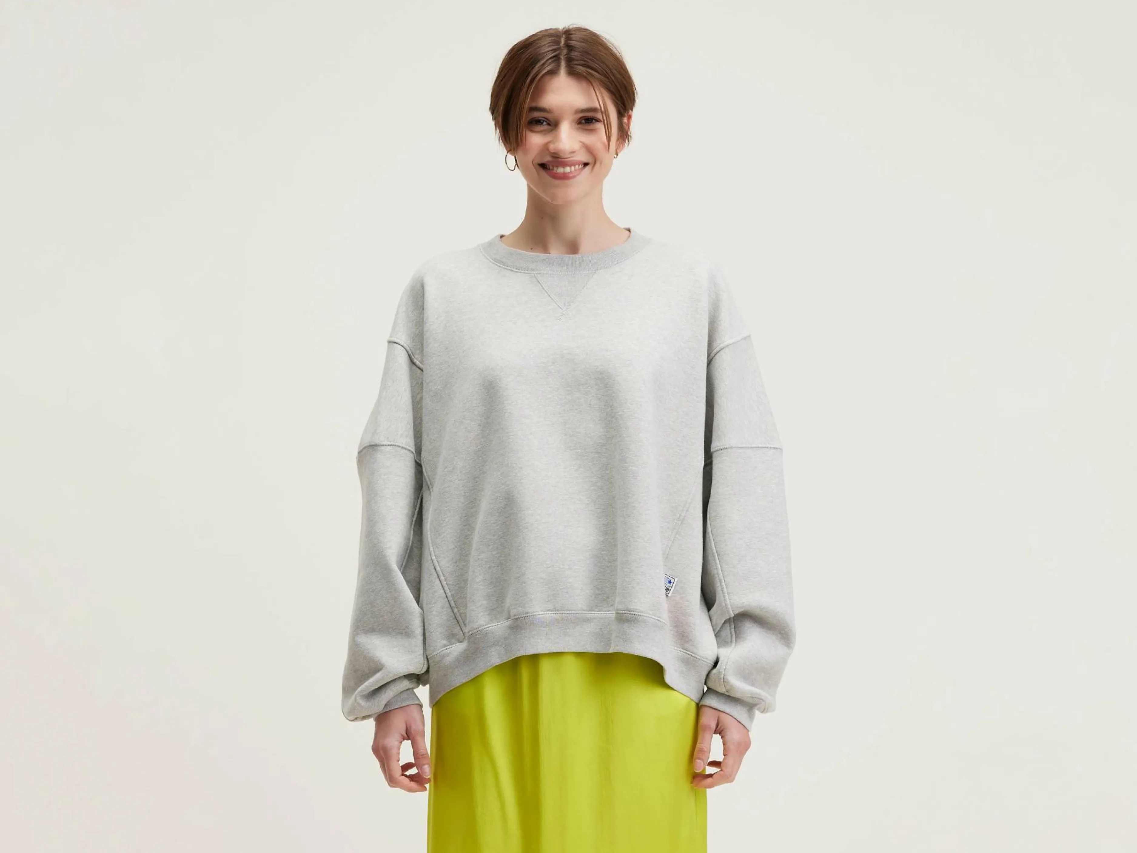Sweatshirts-Bellerose Sweatshirt Col Rond Flips Heather grey