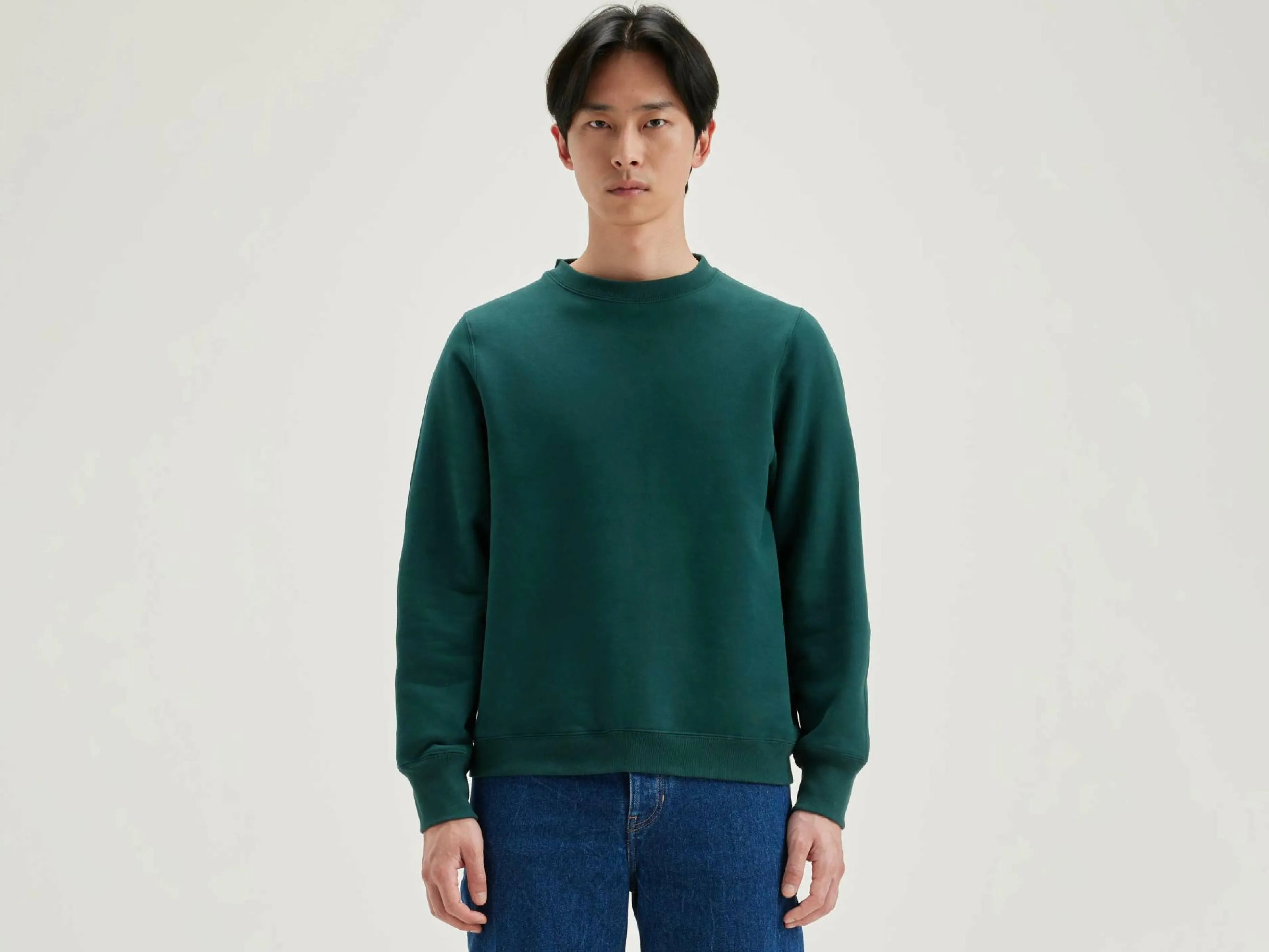 Sweatshirts-Bellerose Sweatshirt Col Rond Flock Scarabee