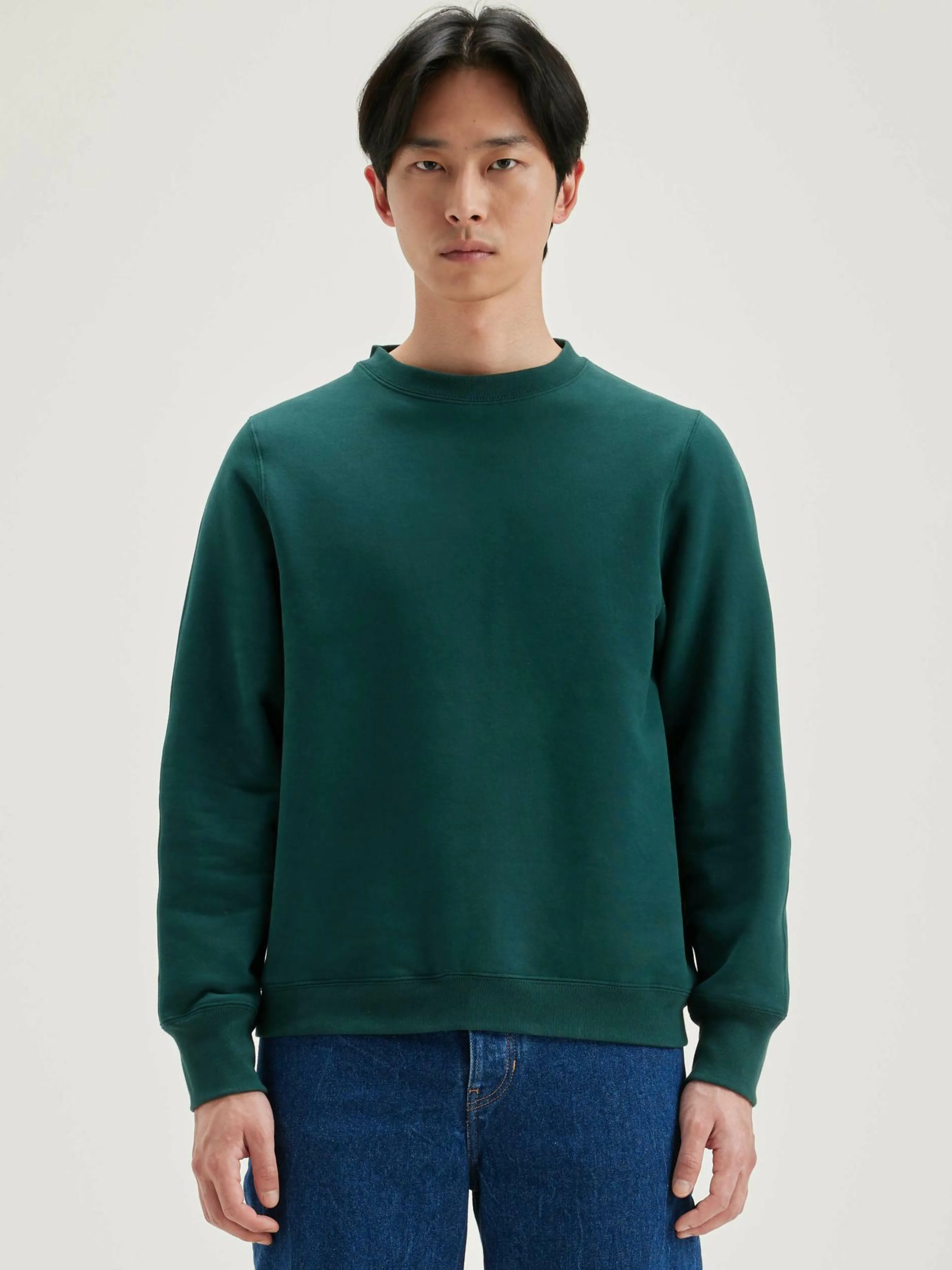 Sweatshirts-Bellerose Sweatshirt Col Rond Flock Scarabee