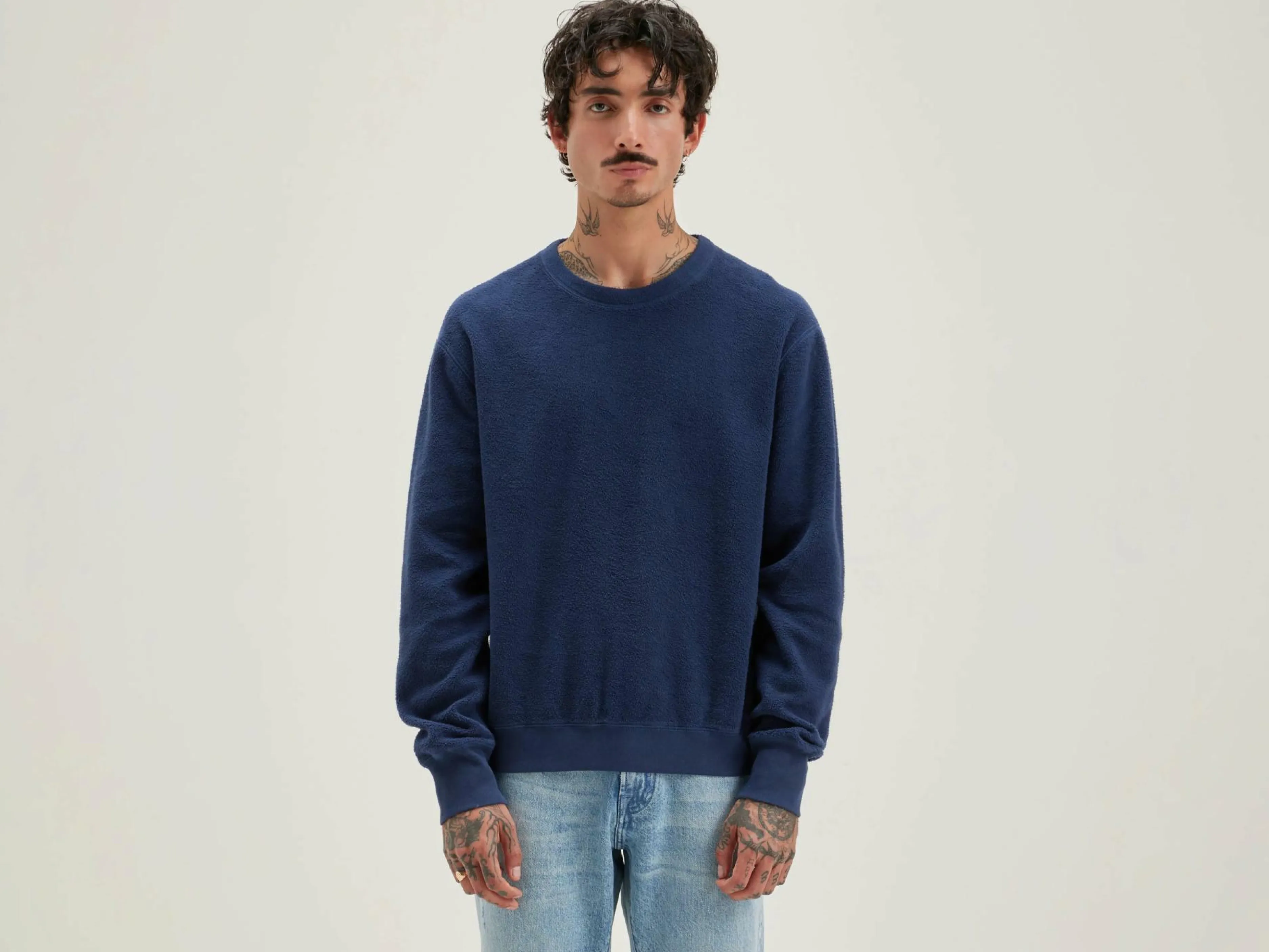 Sweatshirts-Bellerose Sweatshirt Col Rond Matt Ink
