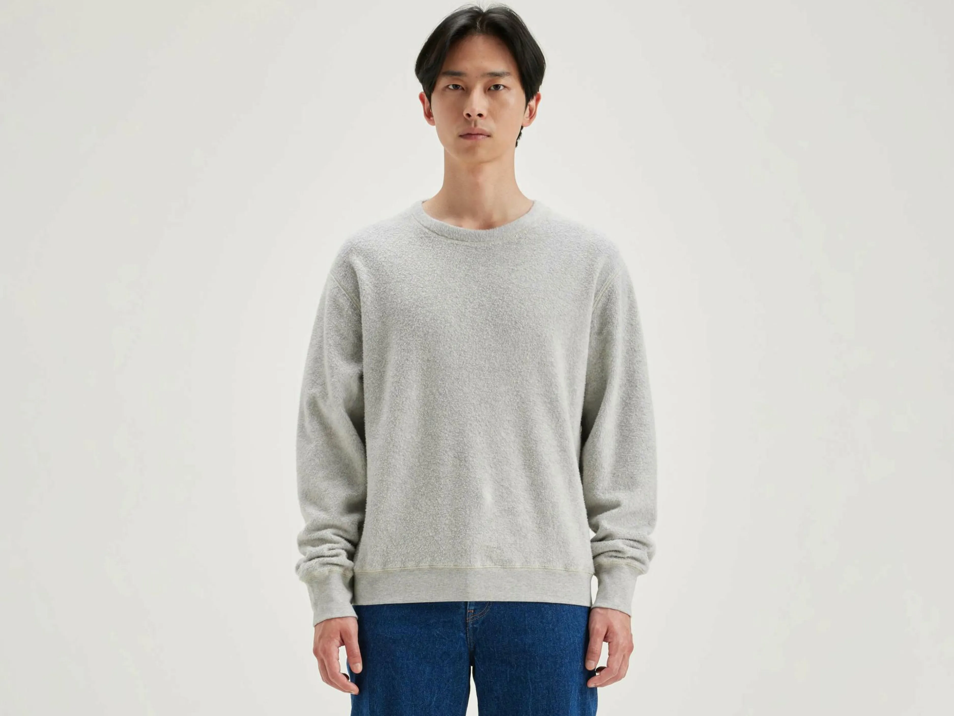 Sweatshirts-Bellerose Sweatshirt Col Rond Matt Heather grey