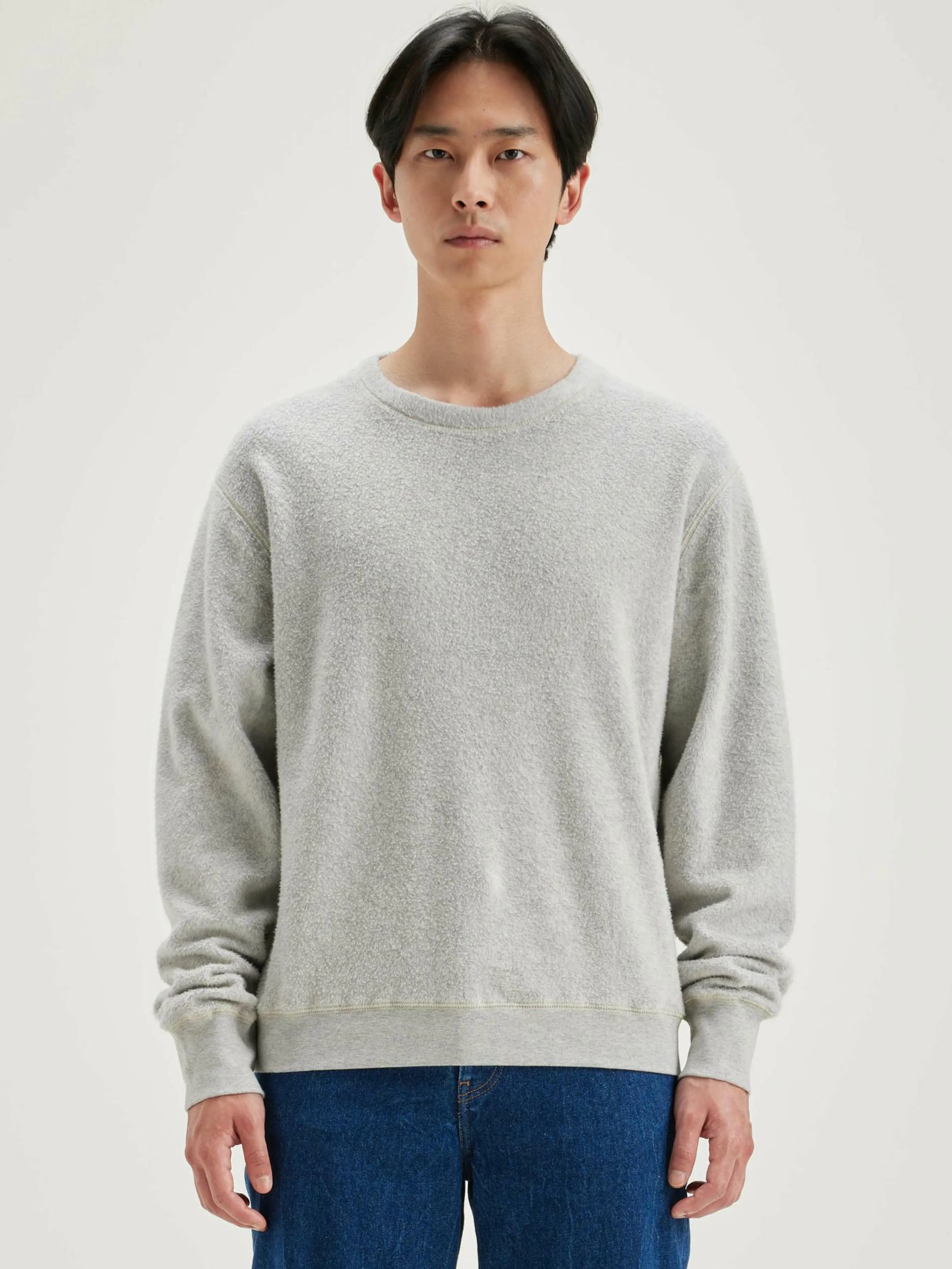 Sweatshirts-Bellerose Sweatshirt Col Rond Matt Heather grey